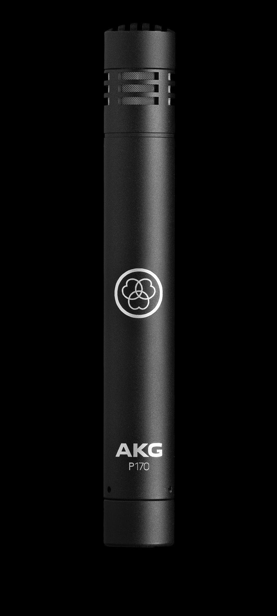 AKG P170 Professional XLR Condenser Microphone for Instruments & Vocals - Studio Recording, Podcasting & Live Performances (Black)