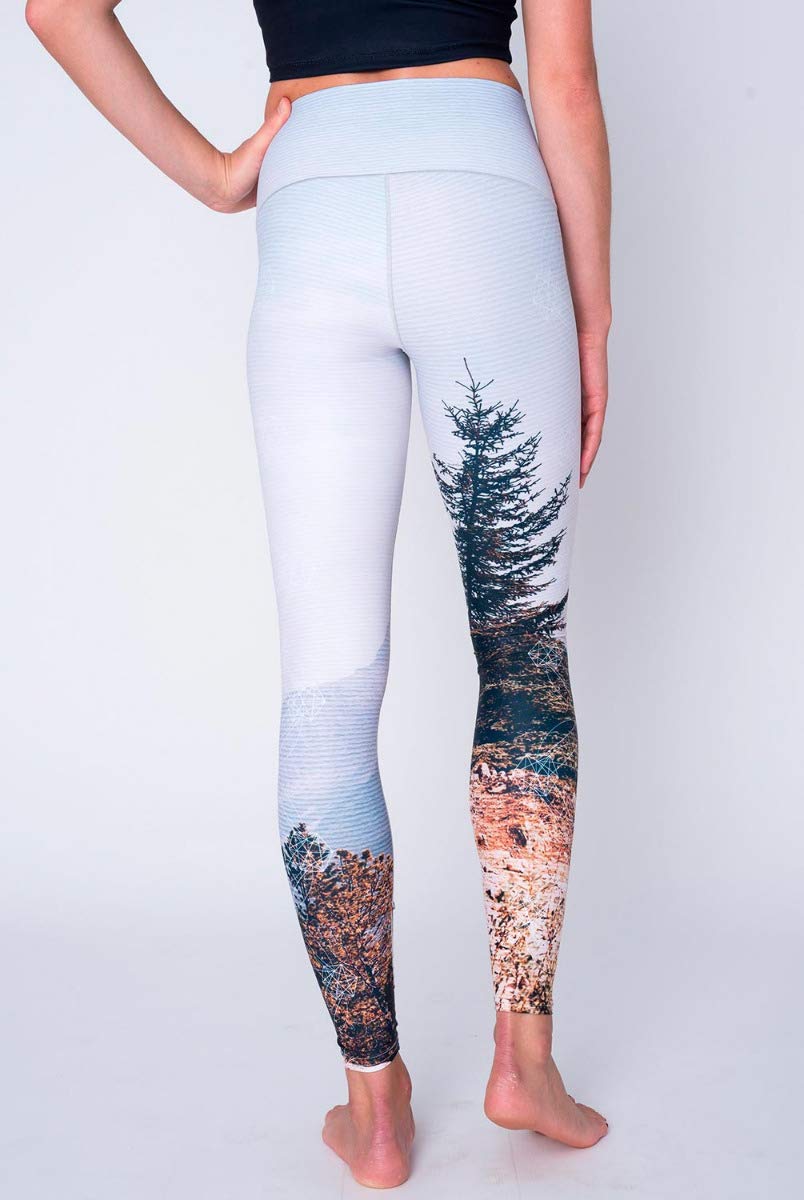 Colorado Threads Mountain Vista Yoga Pants for Women - High Waisted Workout Leggings with Pockets for Running, Gym & Lounge Wear