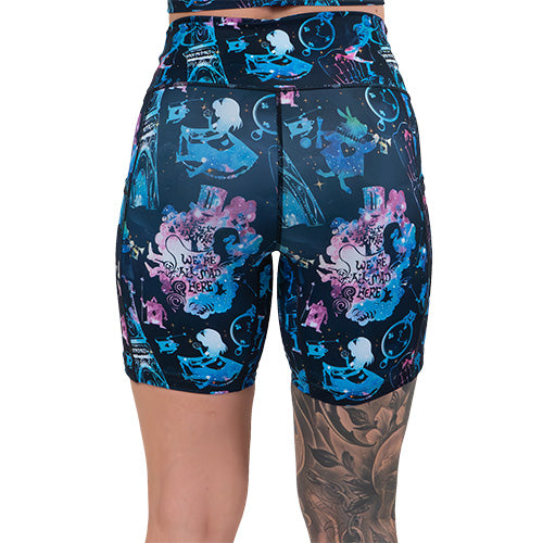 Down The Rabbit Hole Women's Casual Shorts - Comfortable Summer Shorts for Outdoor Activities, Travel & Lounge Wear
