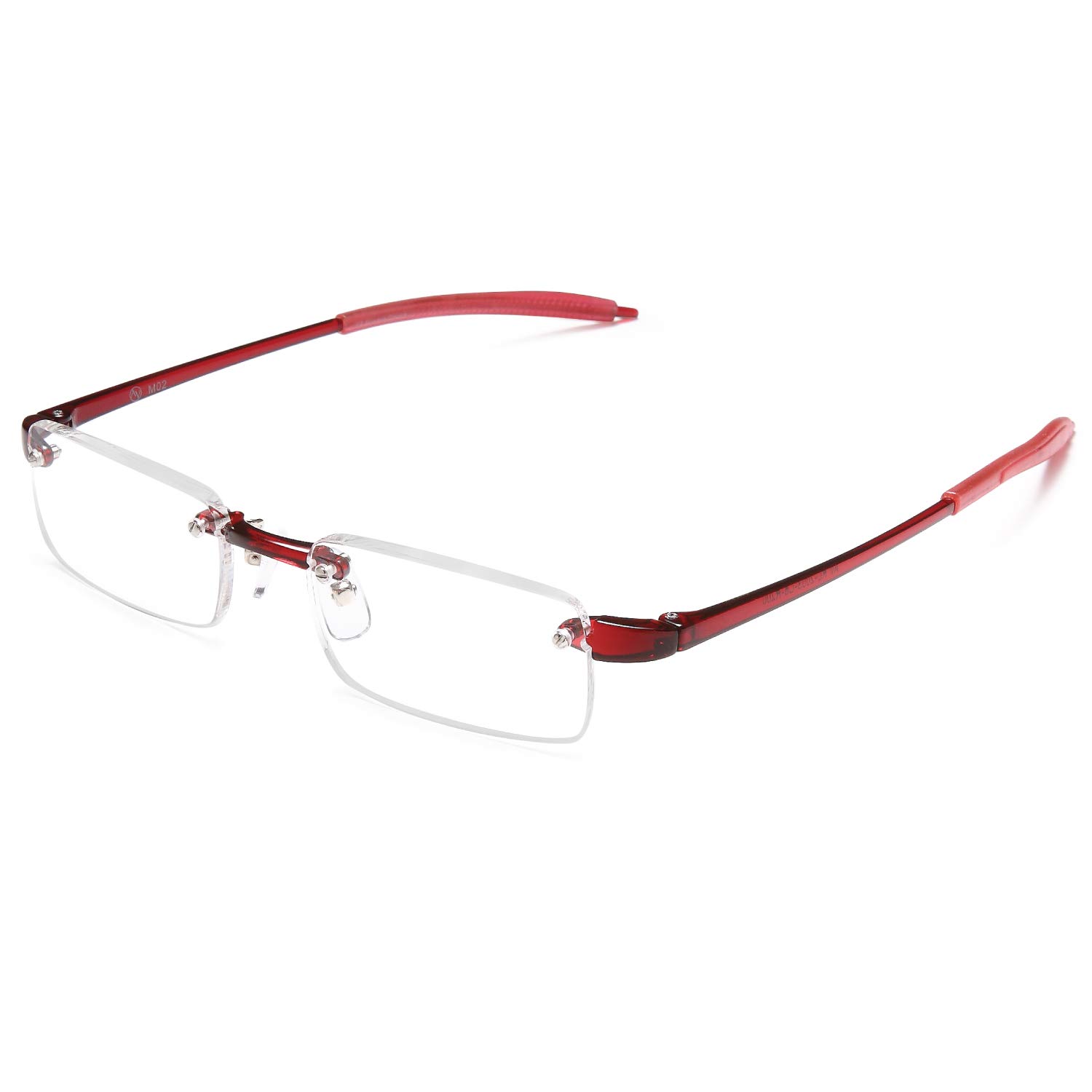 ALTEC VISION Rimless Reading Glasses for Men & Women - Ultra Lightweight Blue Light Blocking Readers - Perfect for Office, Reading & Computer Use