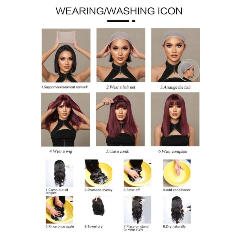 Assu Wavy Synthetic Full Head Hair Wig for Women - Long Heat Resistant Cosplay Wig with Natural Look (Includes 1 Wig + Wig Cap) | Perfect for Halloween, Parties, Costumes & Daily Fashion Styling