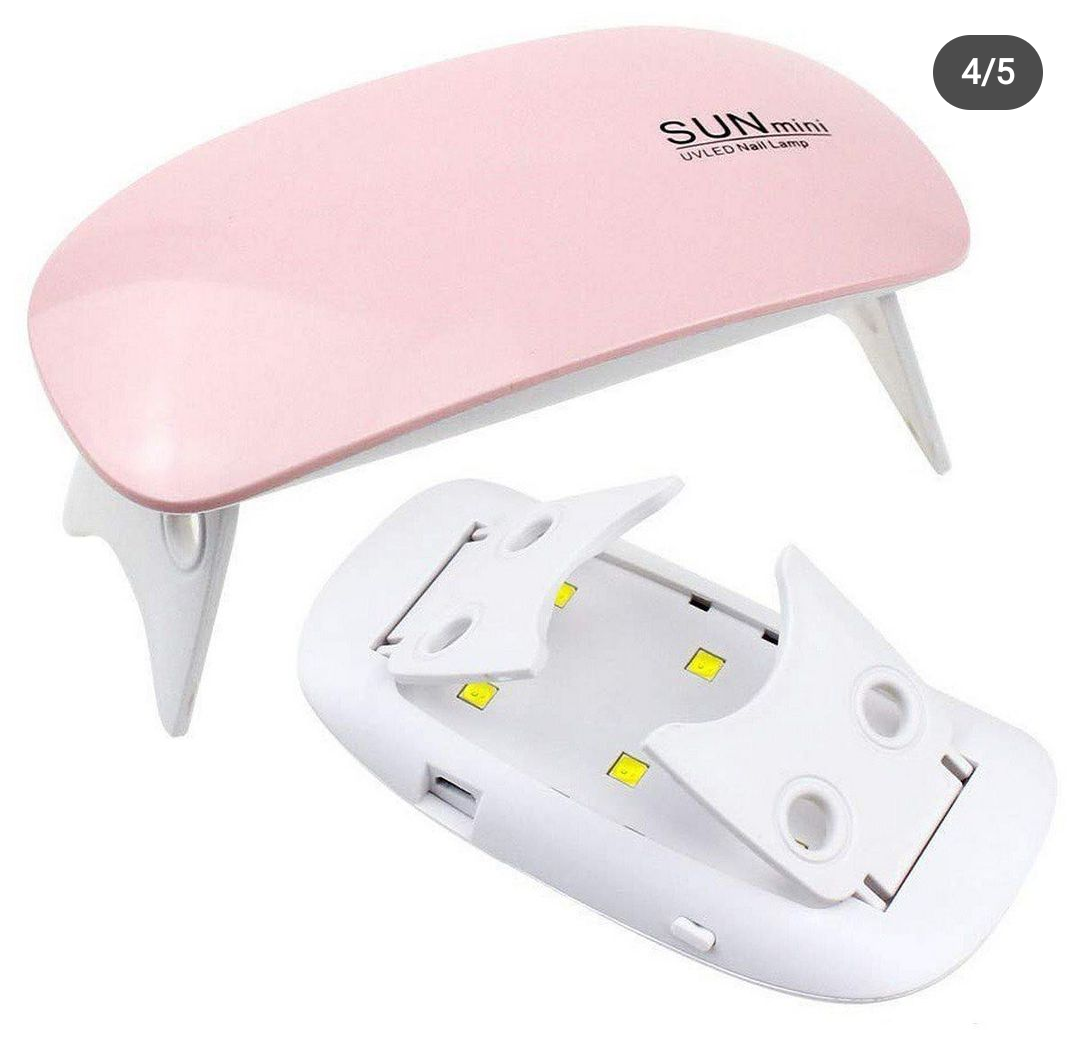 BE MINI LED Nail Lamp for Gel Polish - Professional UV/LED Nail Dryer for At-Home & Salon Manicures - Fast Curing for Nail Art & Extensions