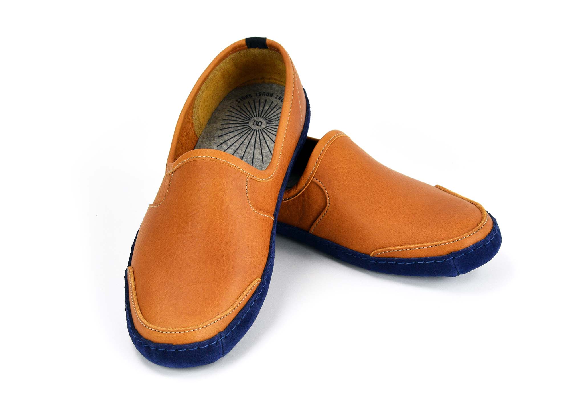 Vermont House Shoes®: Comfortable Tan Loafers for Men & Women - Perfect for Indoor, Office & Relaxation at Home