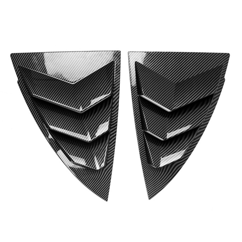 Premium Aerodynamic Rear Side Window Louvers for Tesla Model Y (2020-2025) - Custom Fit Black ABS Plastic Car Accessories - Enhance Style & Sun Protection for Road Trips & Daily Commute
