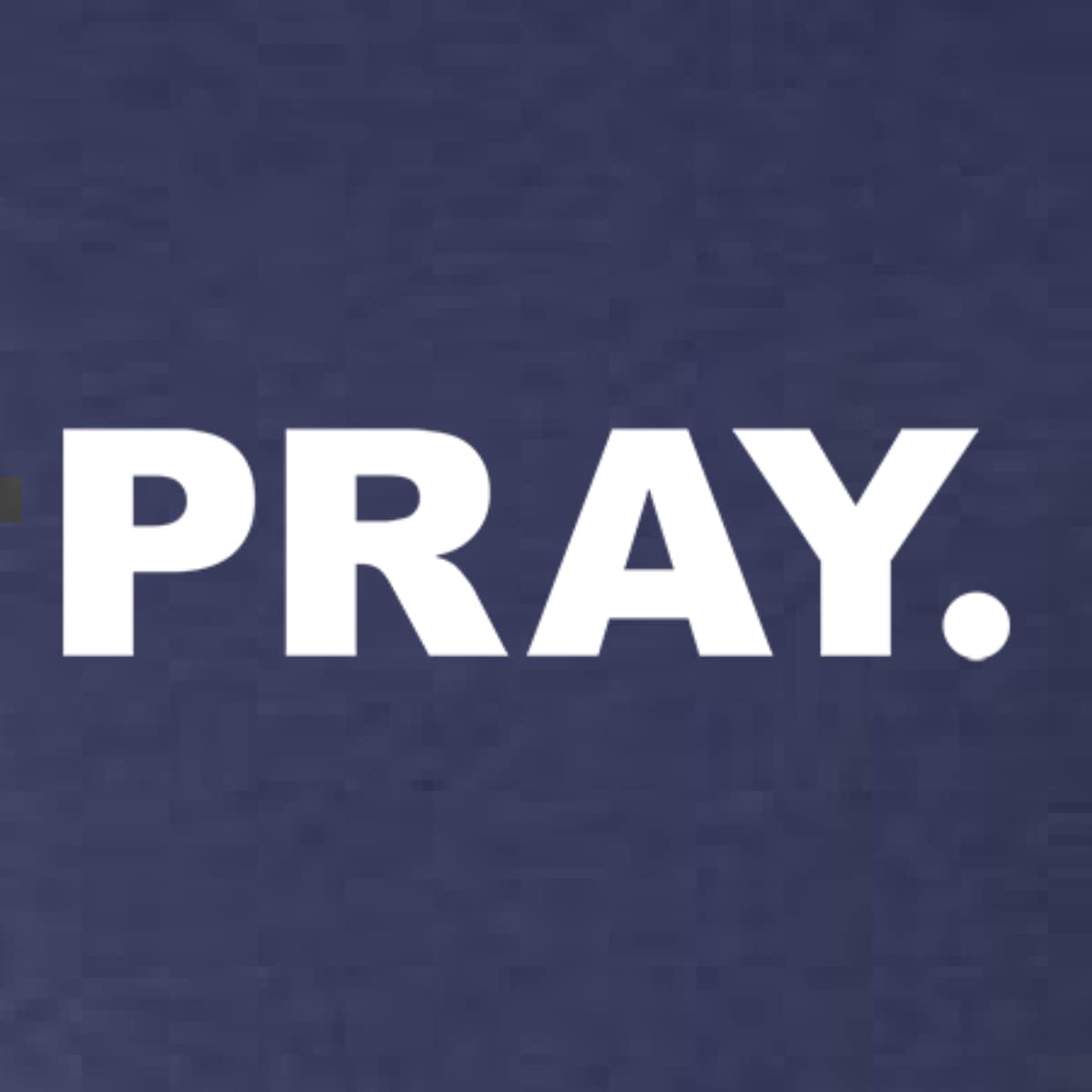 Pray Inspirational Christian Men's Premium Tri-Blend T-Shirt - Soft Comfortable Faith-Based Tee for Church, Worship & Daily Wear