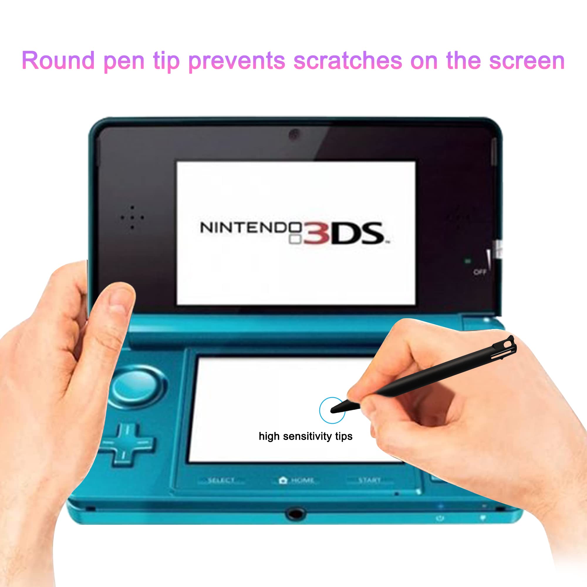 Nintendo 3DS Charger Kit - AC Power Adapter & Stylus Pen Set - Wall & Travel Charger with 100-240V Power Cord - Perfect for Gaming On-The-Go & Home Entertainment