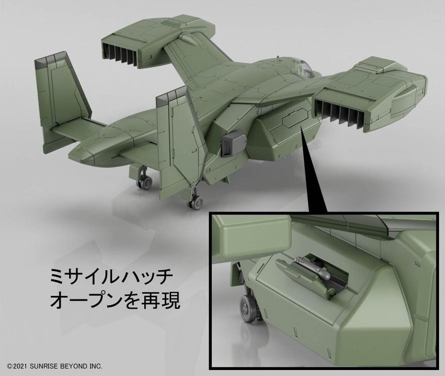 Bandai HG 1/72 Kyoukai Senki V-33 Stork Carrier Plastic Model Kit - Build & Display for Anime Fans & Collectors - Perfect for Gifting & Home Decoration