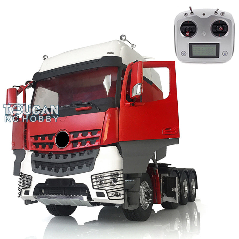 1/14 Scale LESU 8x8 RC Truck - 3-Speed Metal Chassis Highline Tractor Model with LED Lights & Sound System - DIY Remote Control Vehicle (ESC Options Available) - Perfect for Off-Road Adventures, RC Hobbyists & Collectors