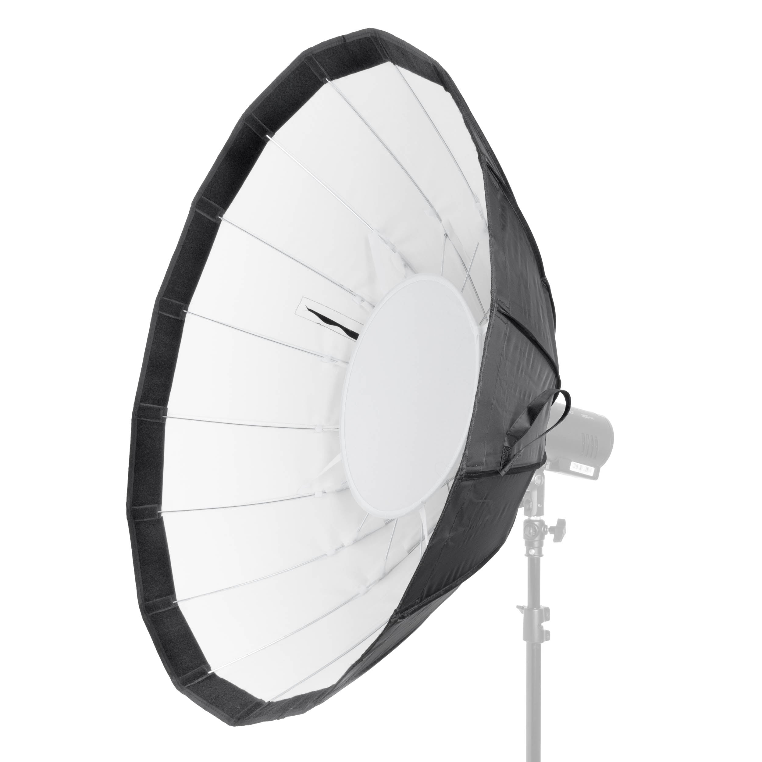 Godox AD S85W 85cm 16-Sided Parabolic Softbox with White Interior - Portable Photography Lighting Modifier for Studio & Outdoor Shoots