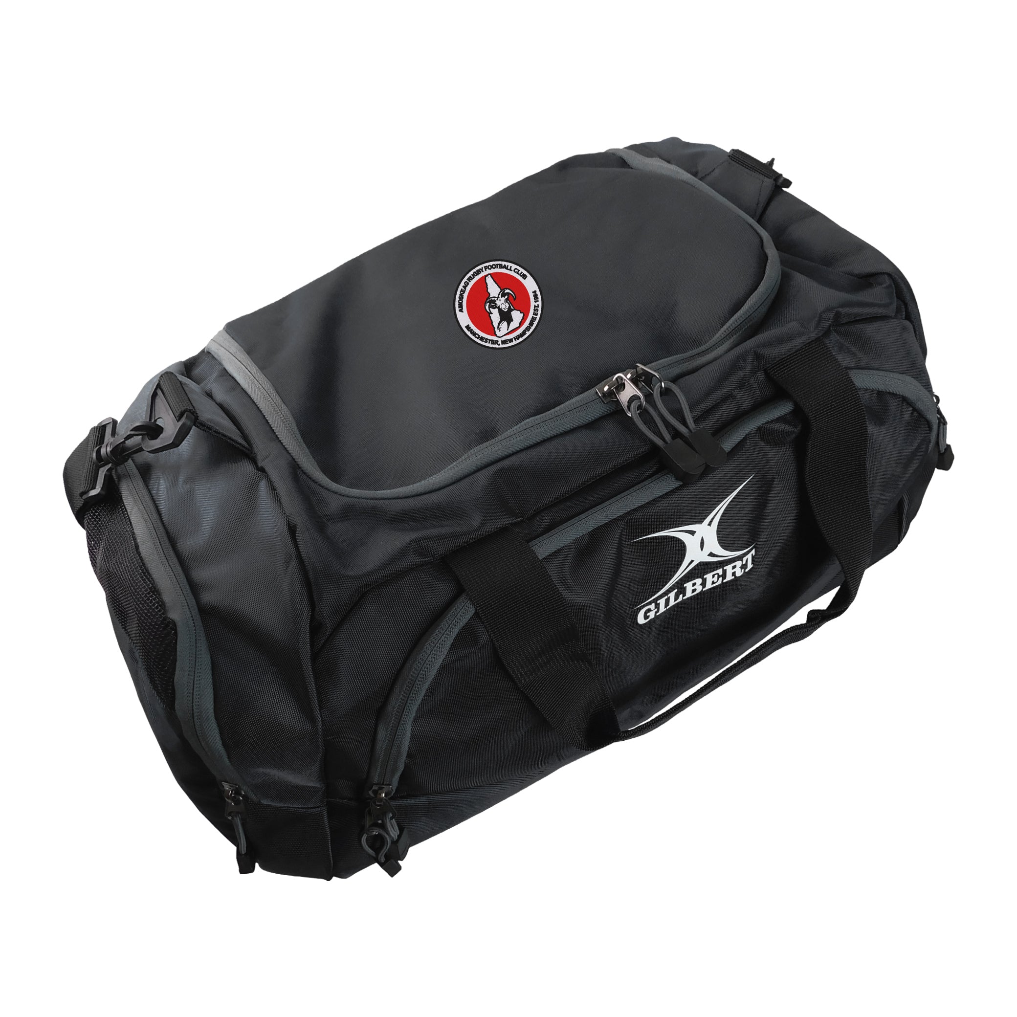 Amoskeag RFC Player Holdall V3 - Durable Rugby Sports Bag for Training & Travel - Perfect for Rugby Players, Coaches & Fans - Gym, Match & Weekend Getaway Essential