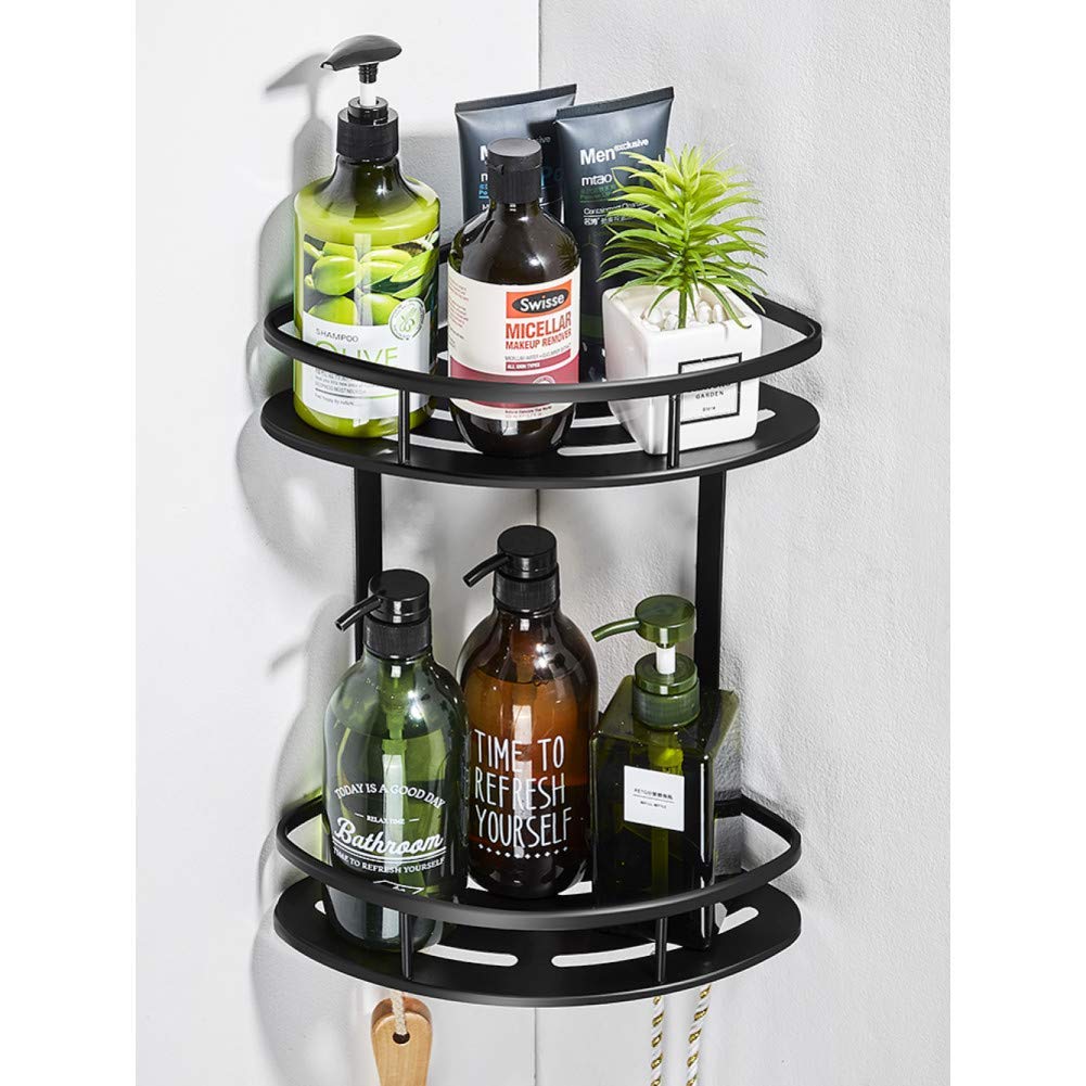 ShiSyan Bathroom Wall-Mounted Storage Shelf - Rustproof Space-Saving Triangle Rack for Towels, Toiletries & Cosmetics - Perfect for Small Bathrooms, Showers & Vanity Organization