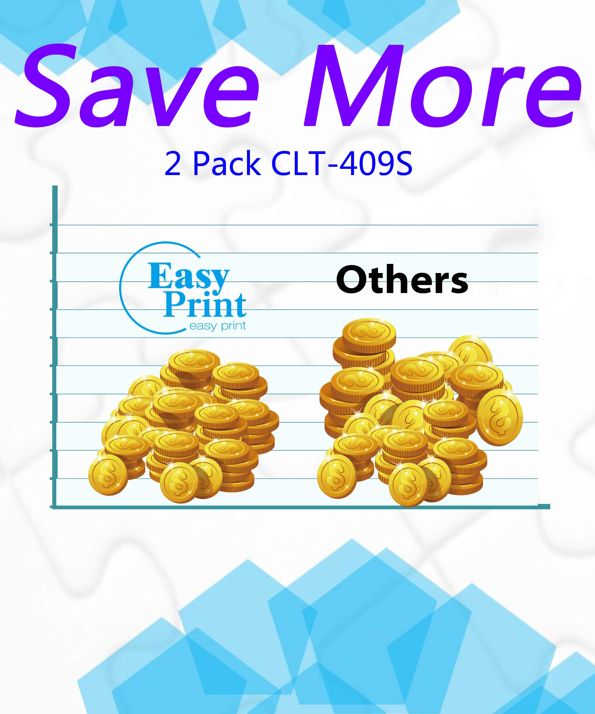 Samsung CLP-310 CLP-315 Toner Cartridge (2-Pack) - Home & Office Printing