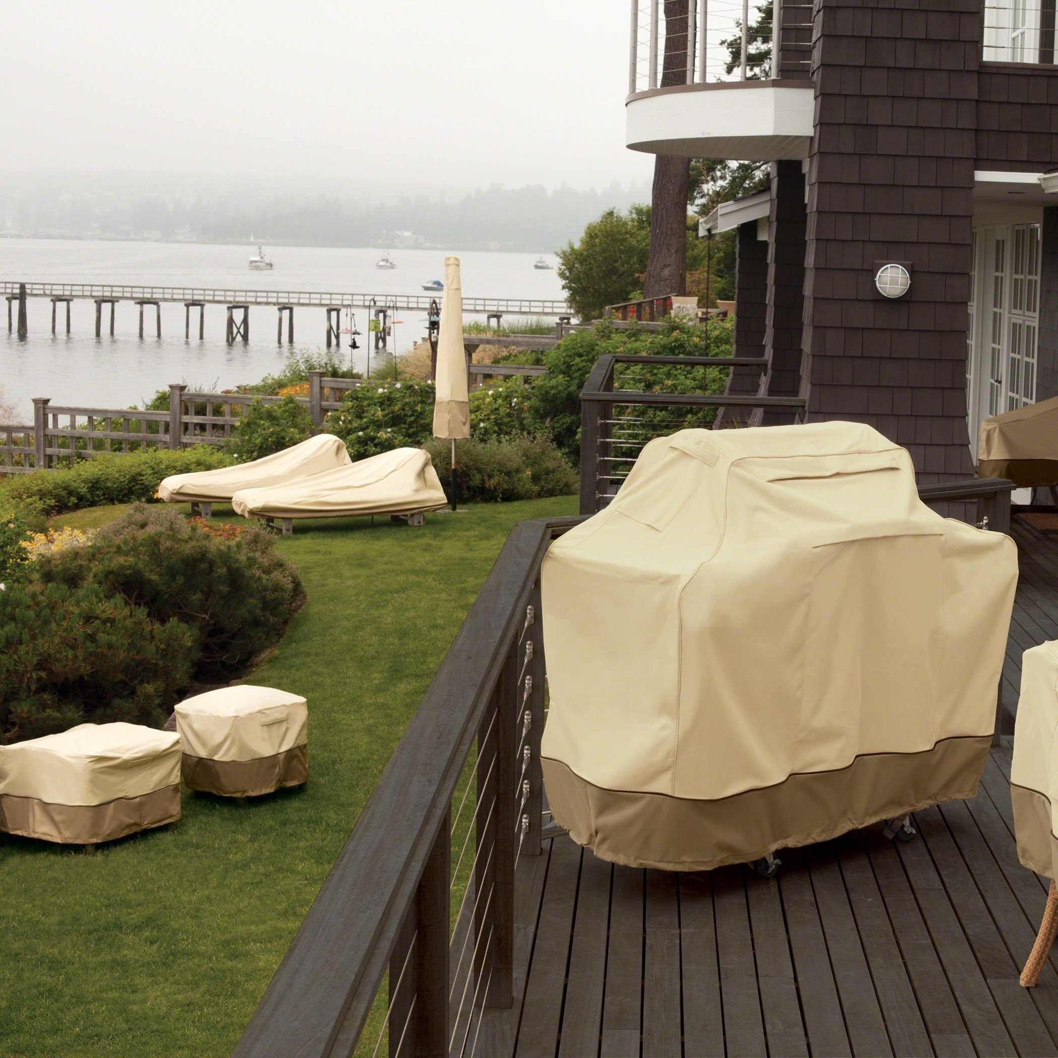 Classic Accessories Veranda 94-Inch Waterproof Rectangular Hot Tub Cover - Durable Outdoor Spa Cover for Jacuzzi, Patio Furniture Protection - Perfect for Backyard, Poolside & All-Weather Use