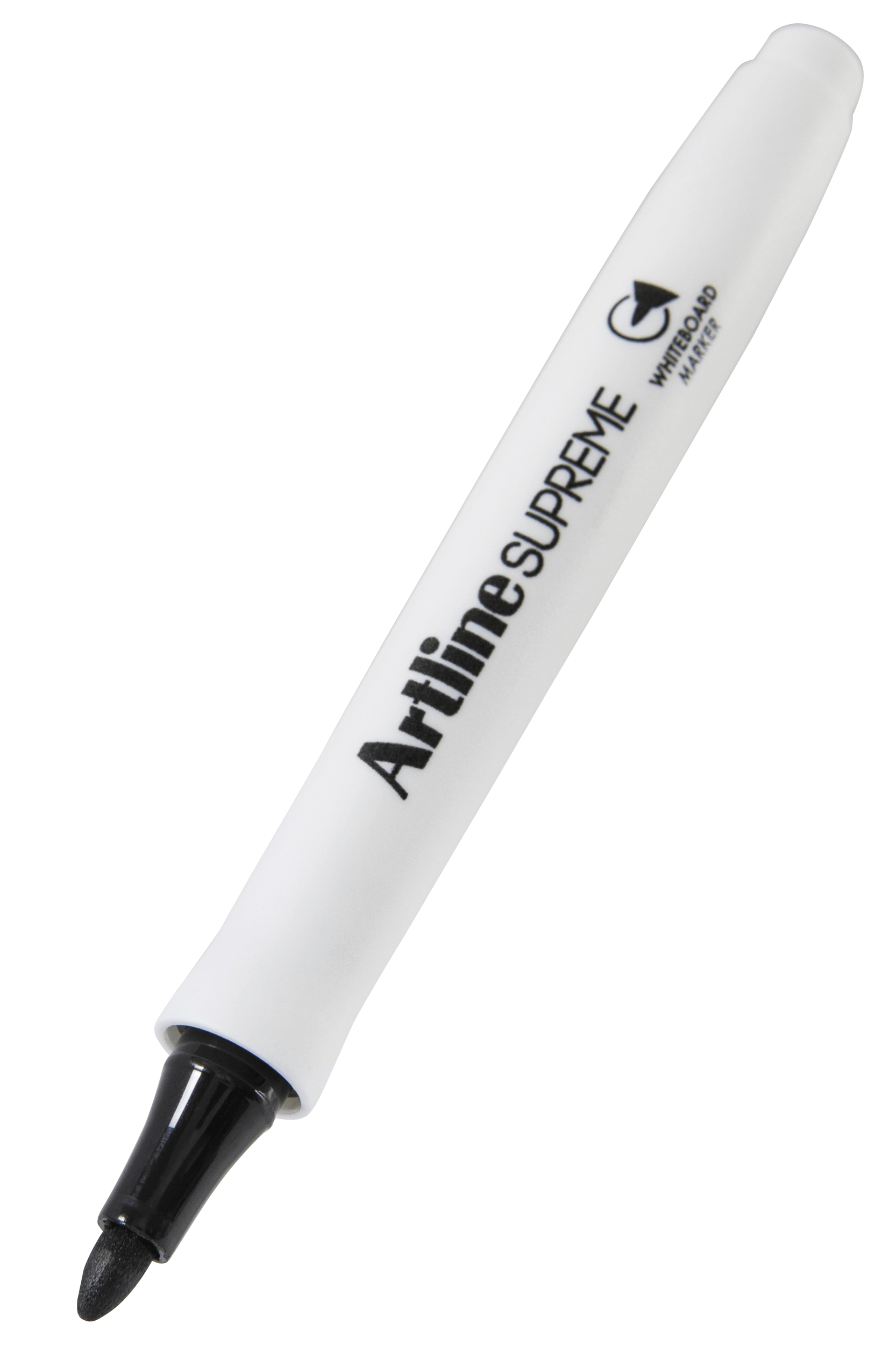 Artline Supreme Whiteboard Marker 1.5mm Bullet Tip Black - Pack of 12 - Dry Erase Markers for Office, Classroom & Home Use - Non-Toxic & Low Odor