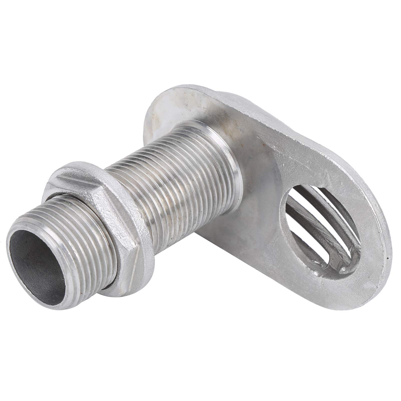 Aramox 316 Stainless Steel Marine Thru-Hull Water Intake Filter - MJS023 Boat Scoop Strainer for Saltwater & Freshwater - Ideal for Yachts, Fishing Boats, and Sailboats