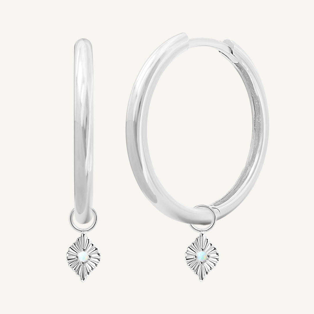 Minimalist Plain Hoop Earrings for Women - Simple & Elegant Gold/Silver Pillar Hoops for Everyday Wear | Perfect for Office, Date Night & Casual Outfits