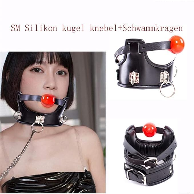 PaeBKug Black Dog Collar with Red Balls - Silicone Pet Collar for Small Dogs, Fashionable & Comfortable for Parties, Halloween, Christmas & Daily Wear