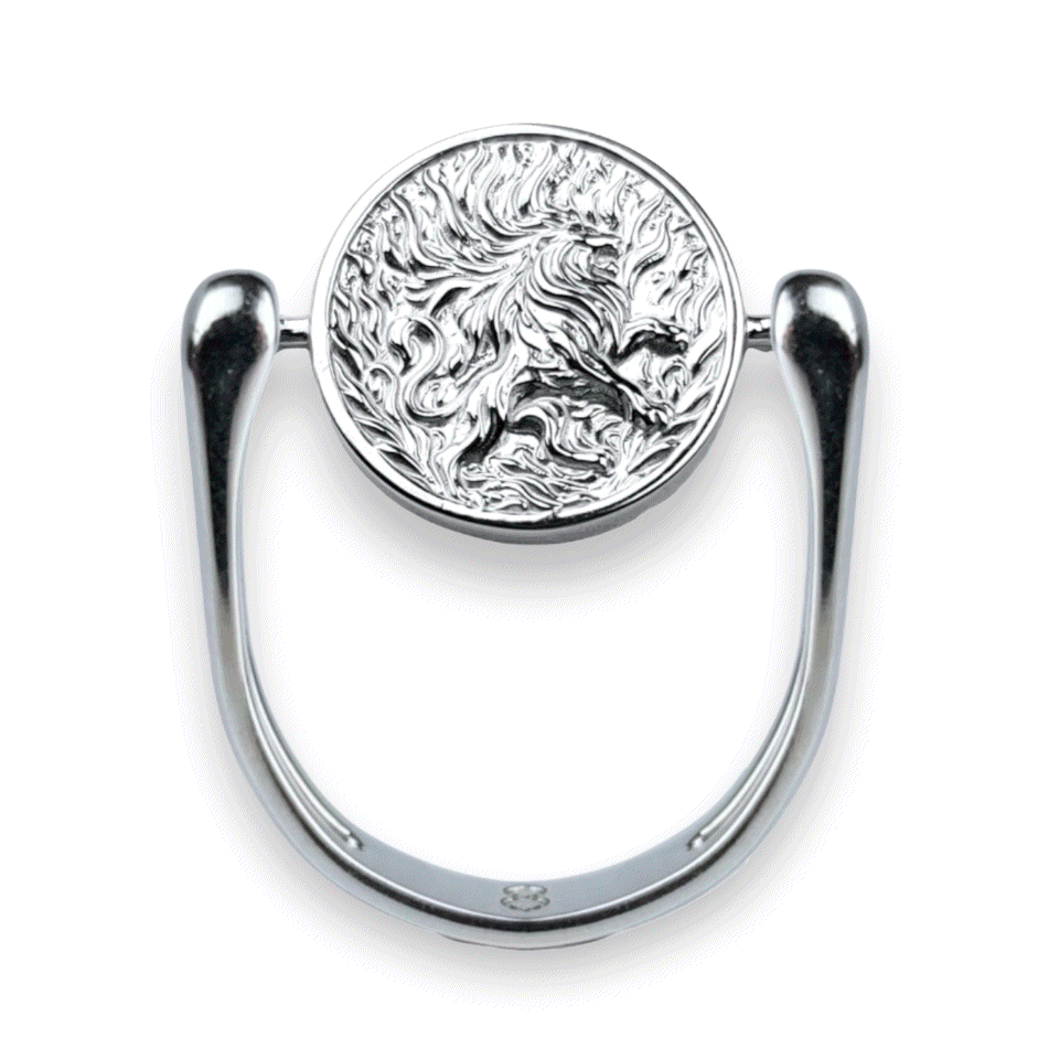 Stylish Silver Zodiac Fidget Ring for Anxiety Relief - Perfect for Stress Relief, Focus & Meditation | Astrology Jewelry Gift for Women & Men