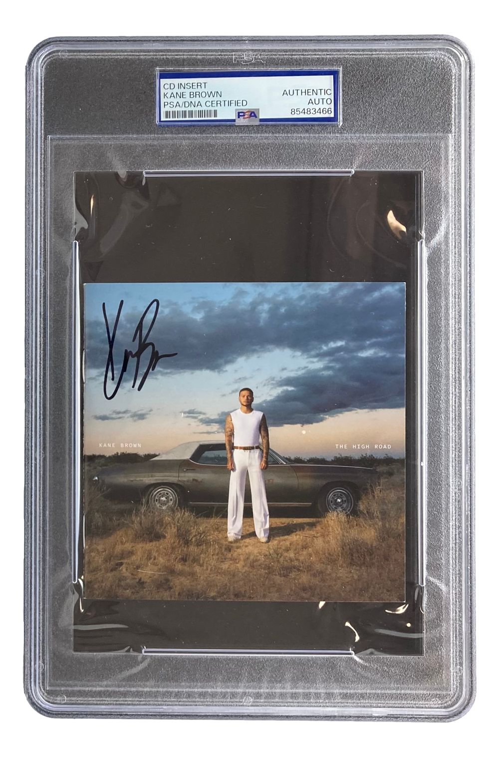 Kane Brown Autographed The High Road CD Booklet - PSA Certified Collectible | Perfect for Country Music Fans & Memorabilia Collectors