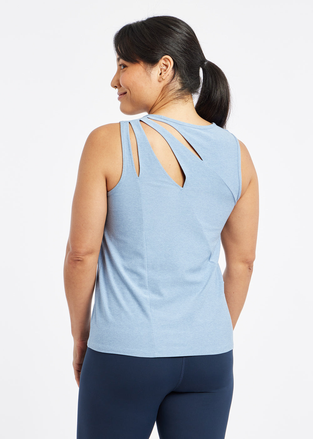Lux Wing Tank Top for Women - Breathable Summer Sleeveless Shirt, Lightweight Casual Blouse for Gym, Yoga, Beach & Everyday Wear