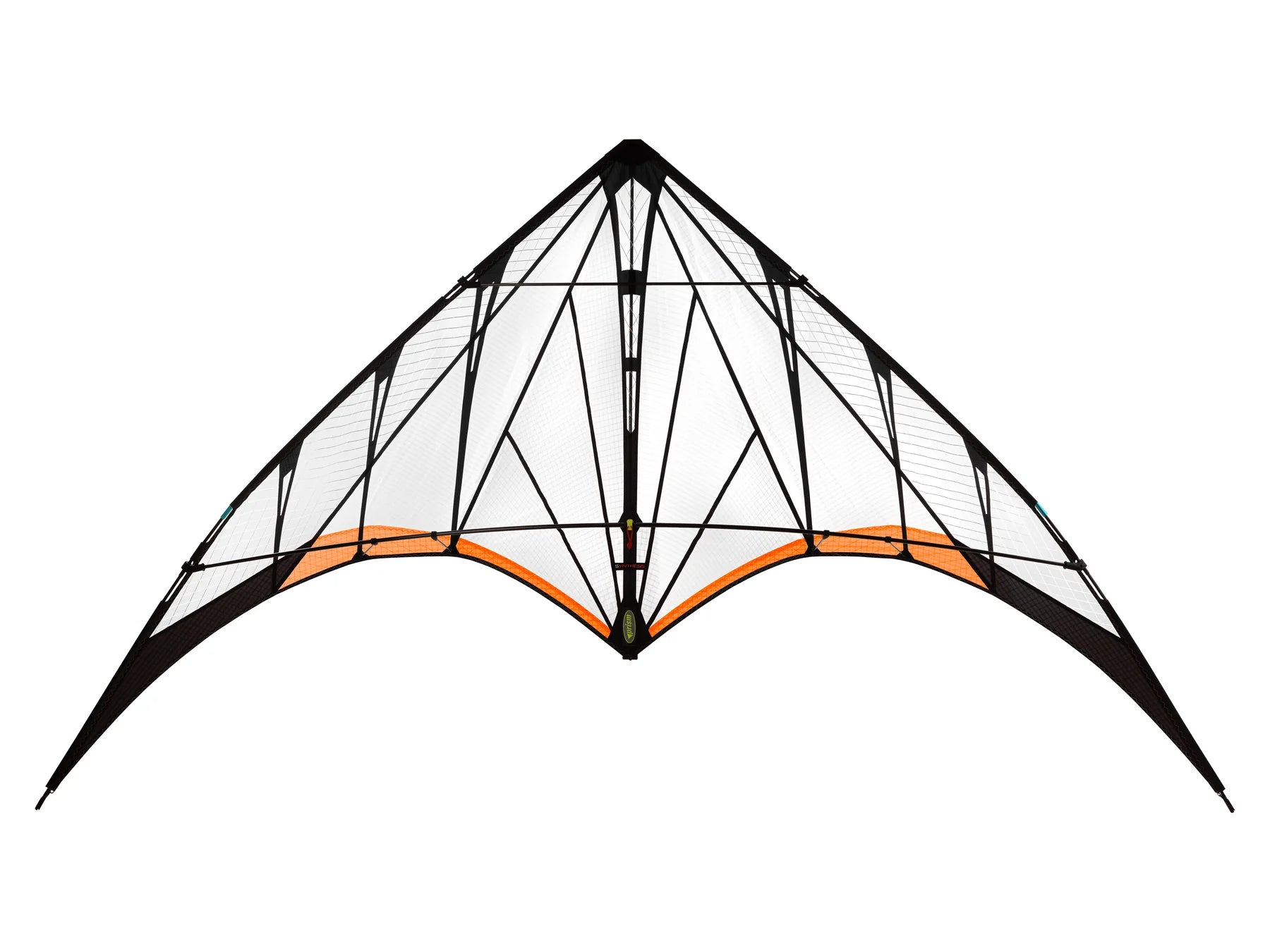 Prism Synthesis Stunt Kite - Professional Dual Line Kite for Adults & Kids - Hot Orange Color - Perfect for Beach, Park & Outdoor Activities