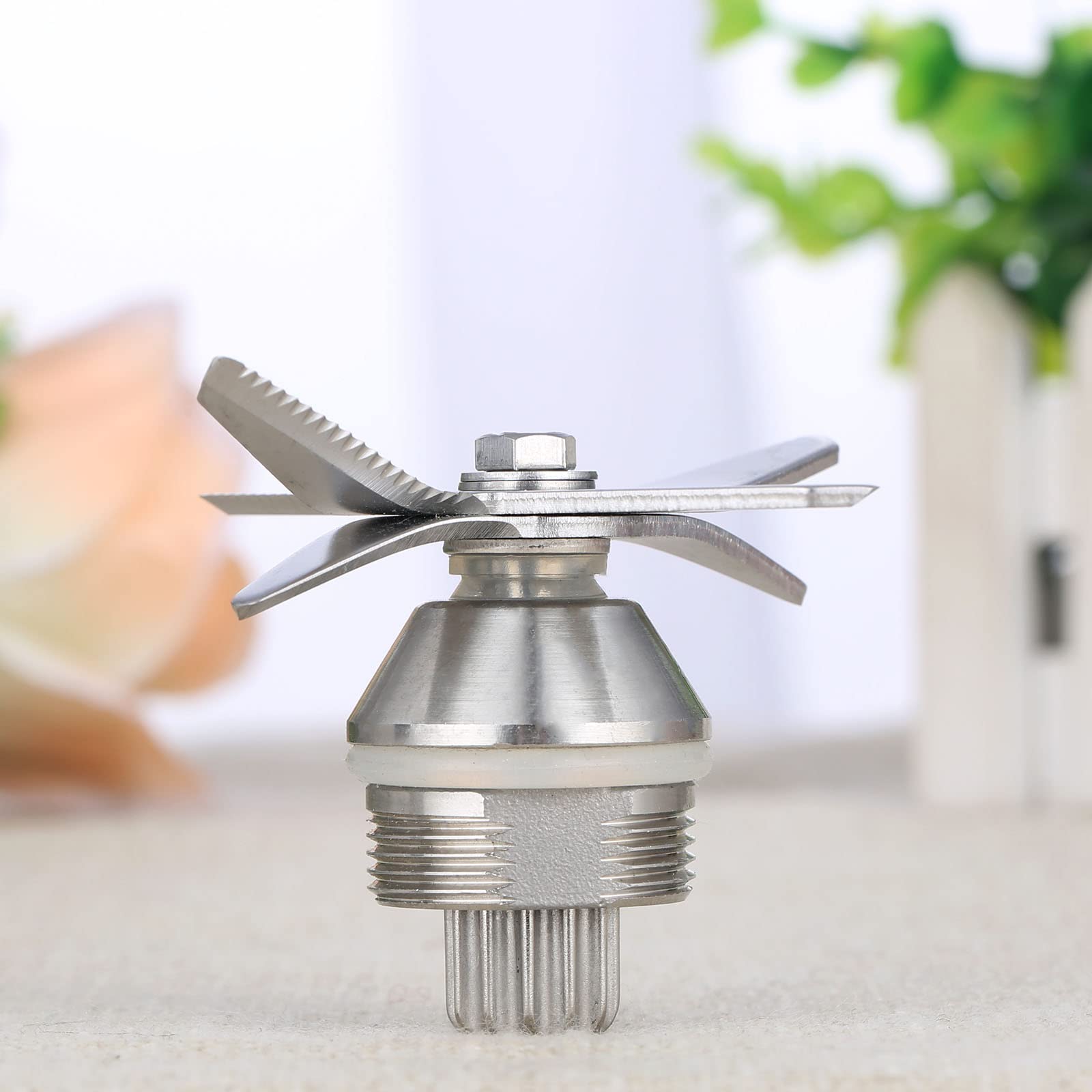 Stainless Steel Wet Blade Assembly - 6 Blades Blender Replacement Part Compatible with Vitamix 1151 & 1152 - Perfect for Smoothies, Soups & Nut Butters
