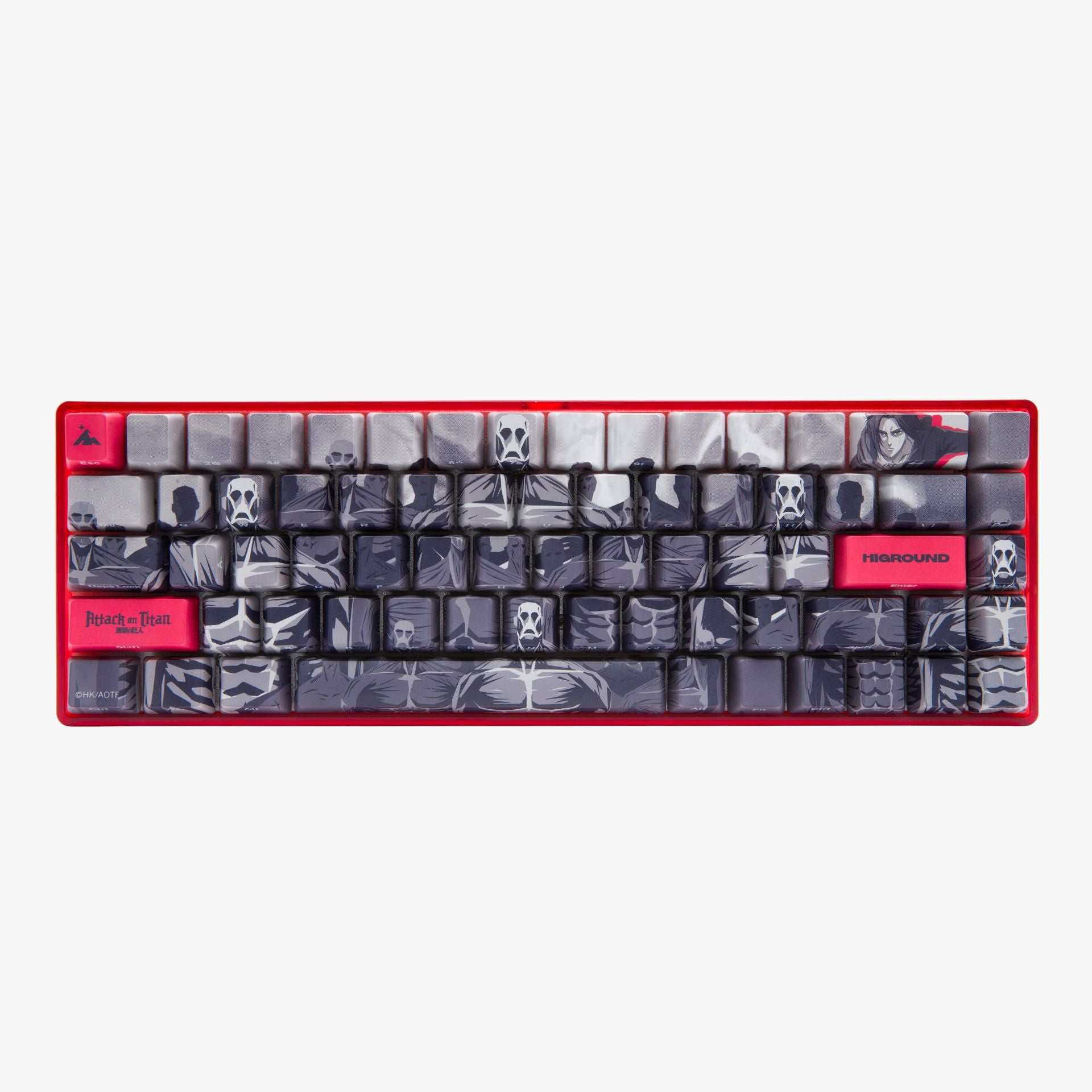 AOT2 x HG Basecamp 65% Mechanical Keyboard - Titan Meetup Edition | Compact Wired Gaming Keyboard for PC & Mac | Perfect for Esports, Office Work & Typing Enthusiasts