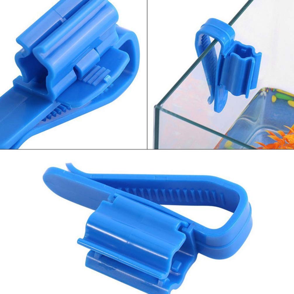 Adjustable Aquarium Hose Clip - Fish Tank Tube Holder for Inflow/Outflow Water - Filtration & Bucket Mounting