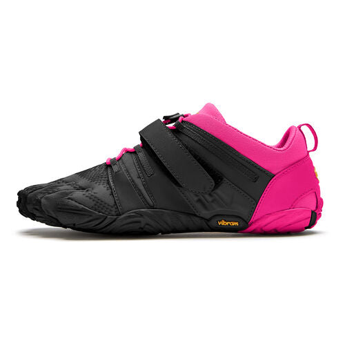 Vibram Women's V Train 2.0 Cross Training Shoes - Lightweight & Breathable for Gym, Running & Fitness - Black/Pink Color