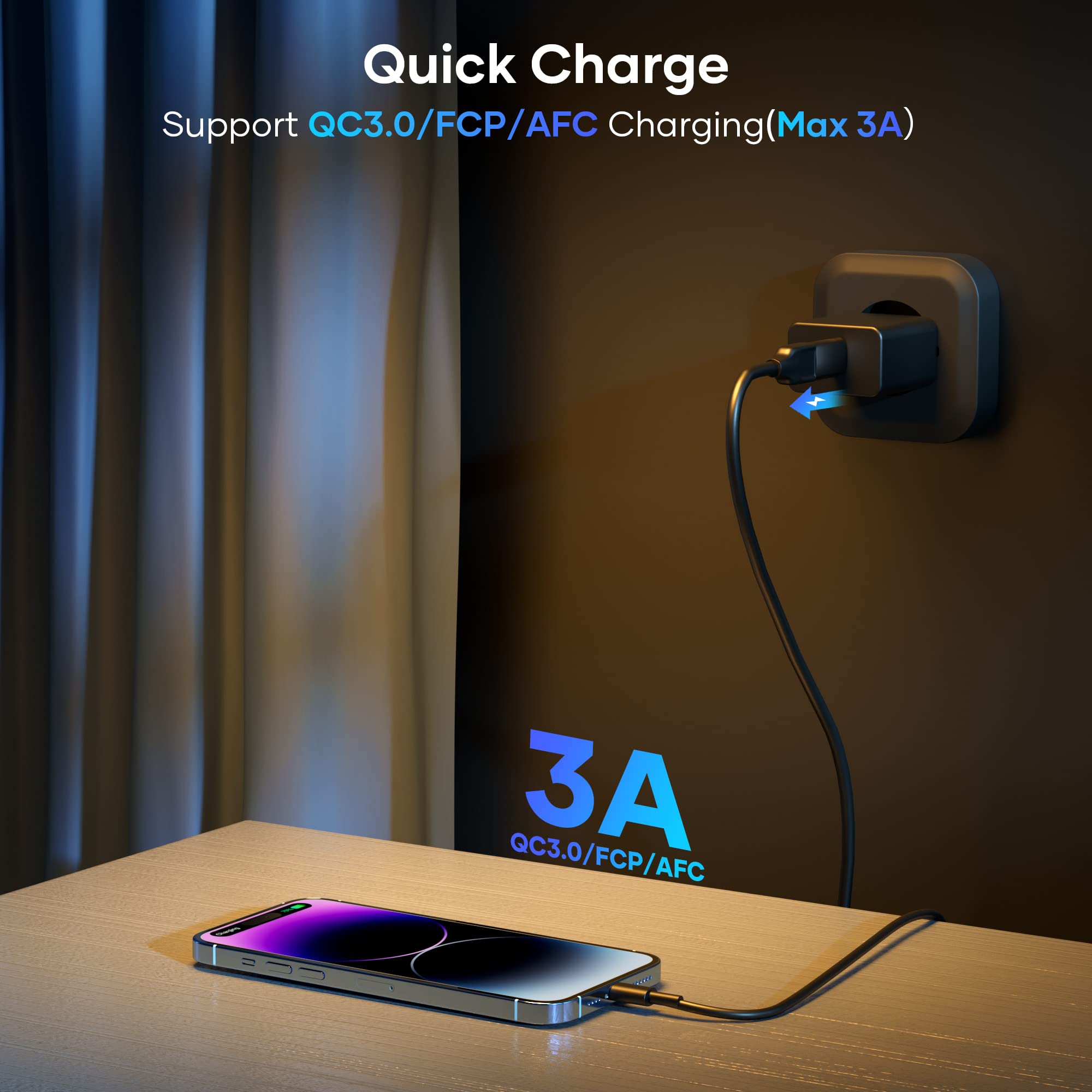 Zestiq USB C to USB 3.0 Adapter (4 Pack) - Compatible with iPhone, iPad, Samsung, Mac - for Fast Data Transfer