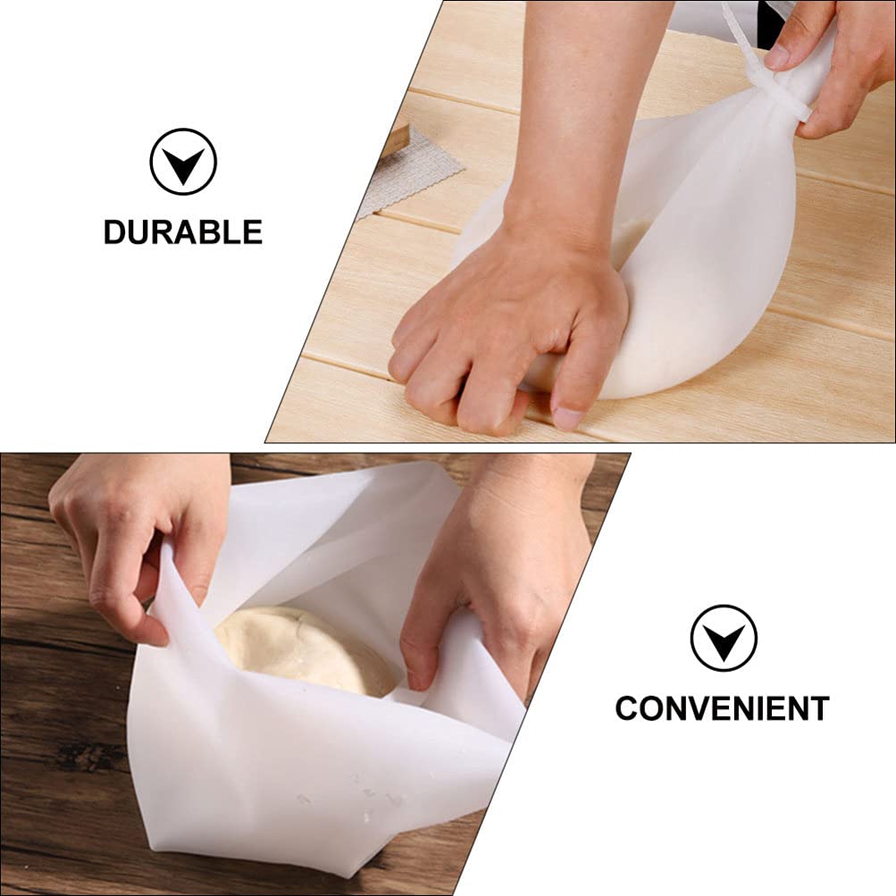 2pcs Non-Stick Thickened Kneading Dough Bags for Mashed Potatoes, Pastry, Baking & Cooking - Premium Kitchen Supplies & Bakeware Tools for Mixing, Blending & Food Prep - Perfect for Home Chefs & Bakers