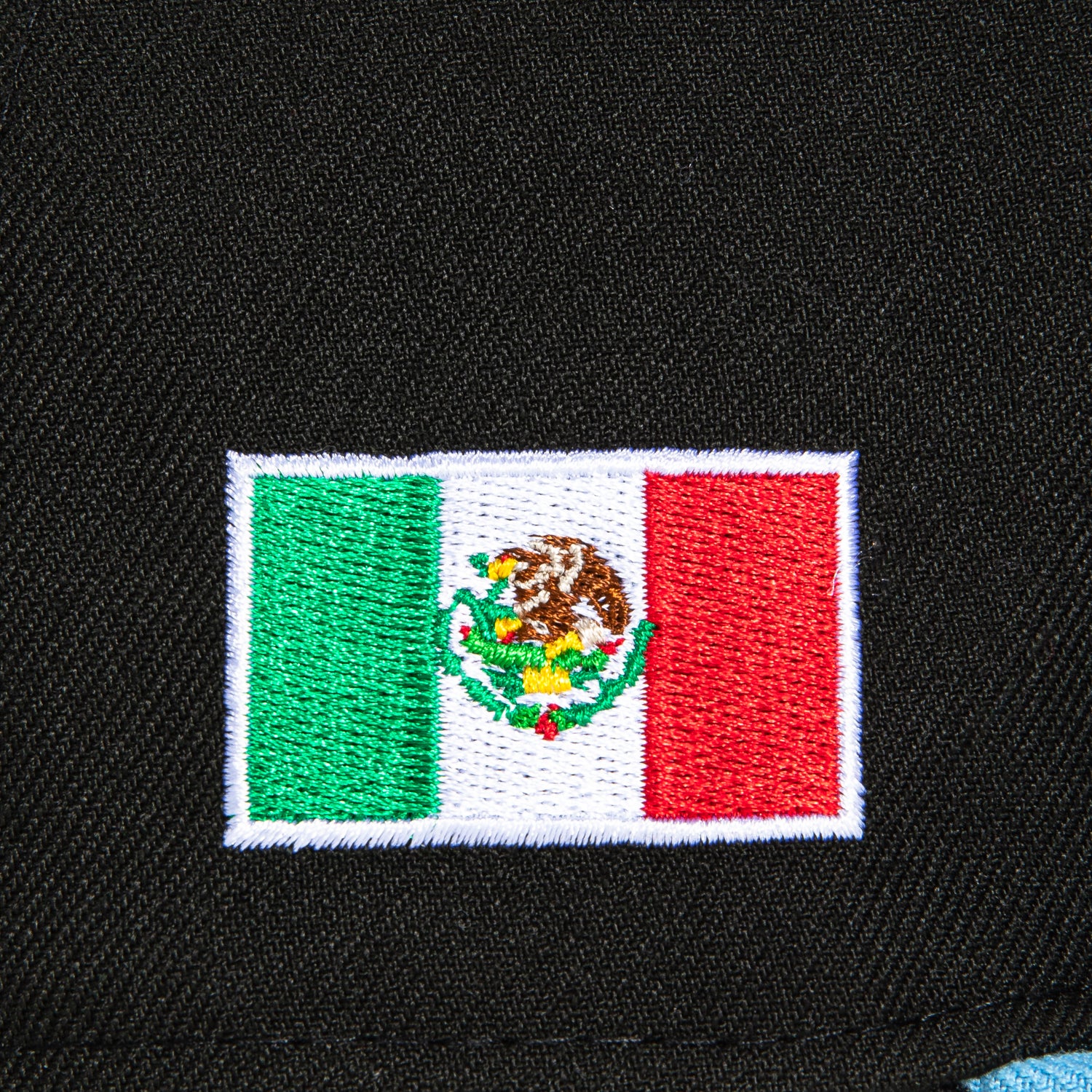 New Era 59Fifty Mexico World Baseball Classic Snapback Hat with Mexico Flag Patch - Black, Light Blue, Magenta - Perfect for Baseball Games, Sports Events & Streetwear Fashion