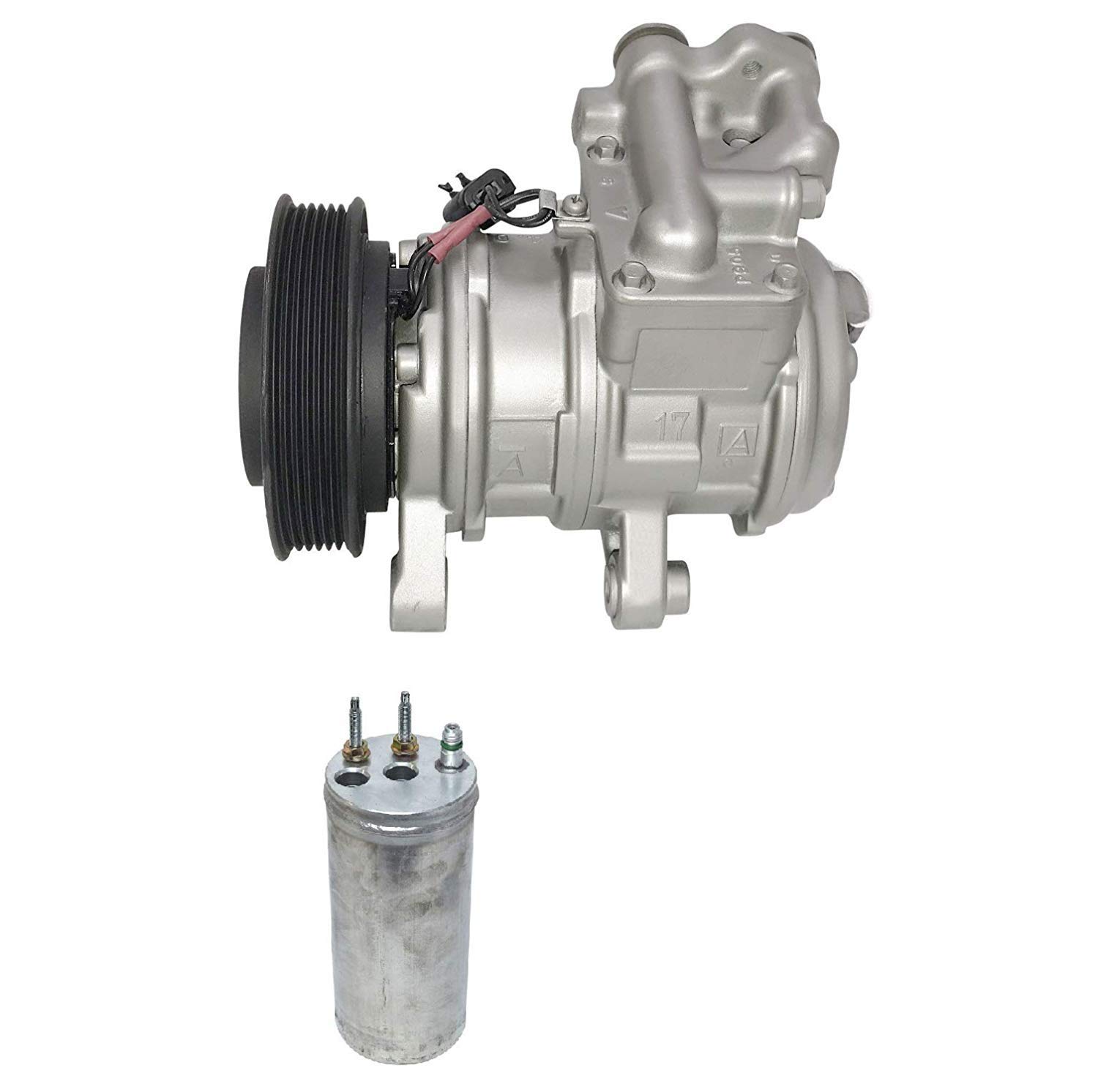 RYC Automotive A/C Compressor & Clutch Kit - Compatible with KT CI15 Models | High-Performance Air Conditioning System Replacement | Perfect for Summer Driving & Vehicle Maintenance
