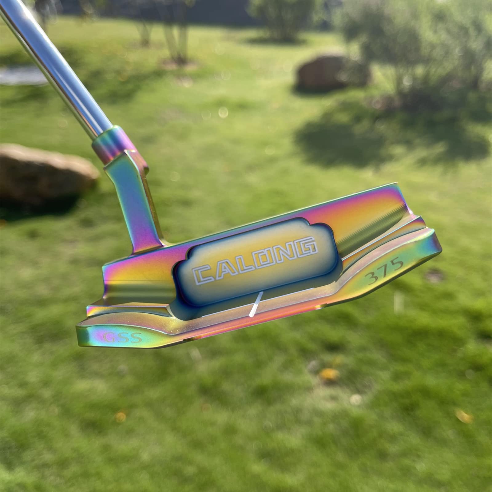 Premium Super GSS Golf Putter - 303 Stainless Steel 375g CNC Milled Right-Handed Skull Design Putter with Headcover - Perfect for Golf Enthusiasts & Tournament Play