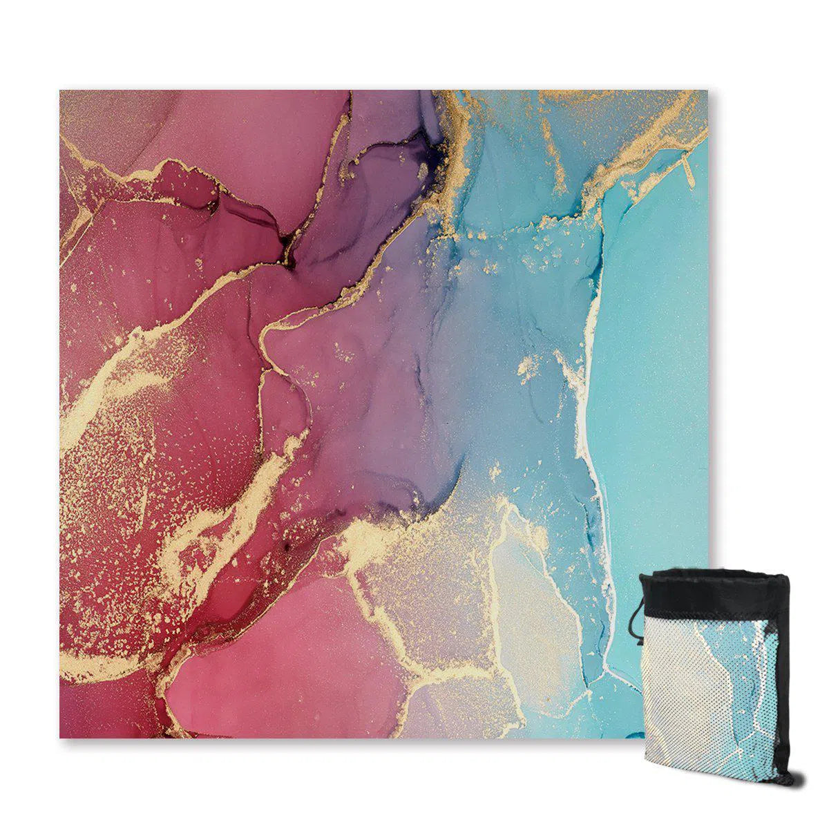 Budelli Beach Sand Free Quick Dry Towel - Lightweight & Super Absorbent for Travel, Pool, Yoga & Outdoor Activities