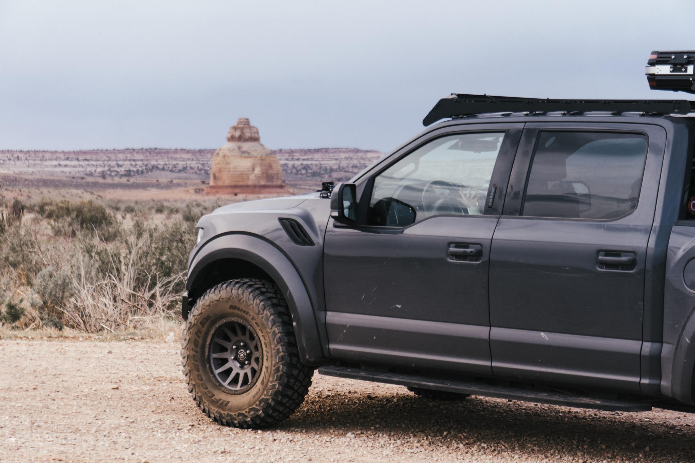 Heavy Duty Roof Rack for Ford Raptor & F150 (2015-2017) | Durable Aluminum Cargo Carrier | Perfect for Camping, Hunting & Outdoor Adventures