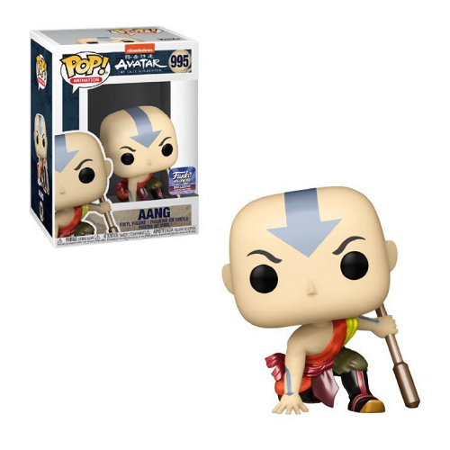 Funko Pop! AVATAR The Last Airbender: Aang Metallic Vinyl Figure #995 - Collectible Toy for Fans, Gift for Anime Lovers | Perfect for Display, Decor, and Pop Culture Collections