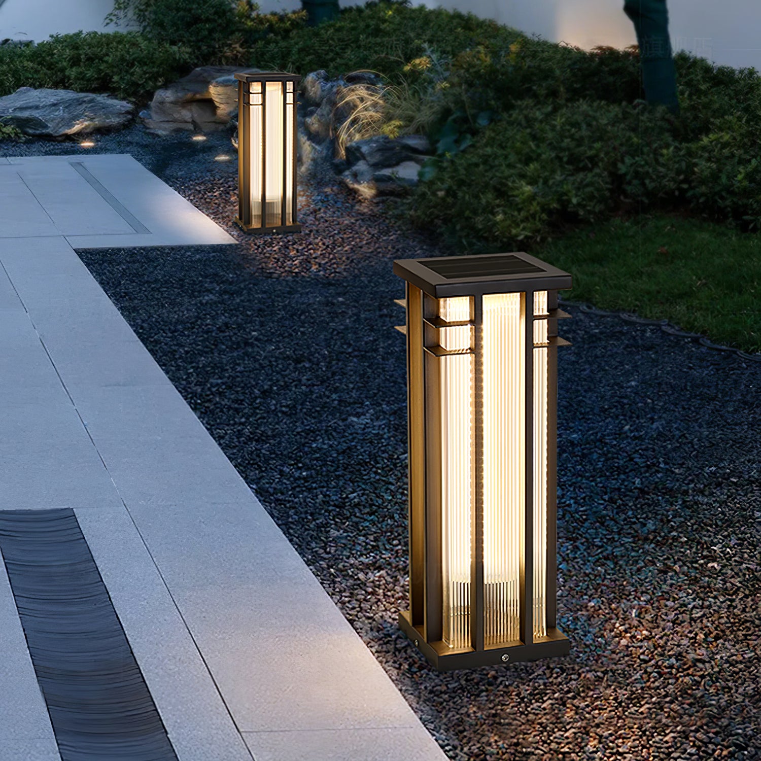 Double Axis Outdoor Post Lamp - Durable & Weatherproof LED Light for Patio, Garden, and Driveway Lighting | Perfect for Home Exterior & Landscape Illumination
