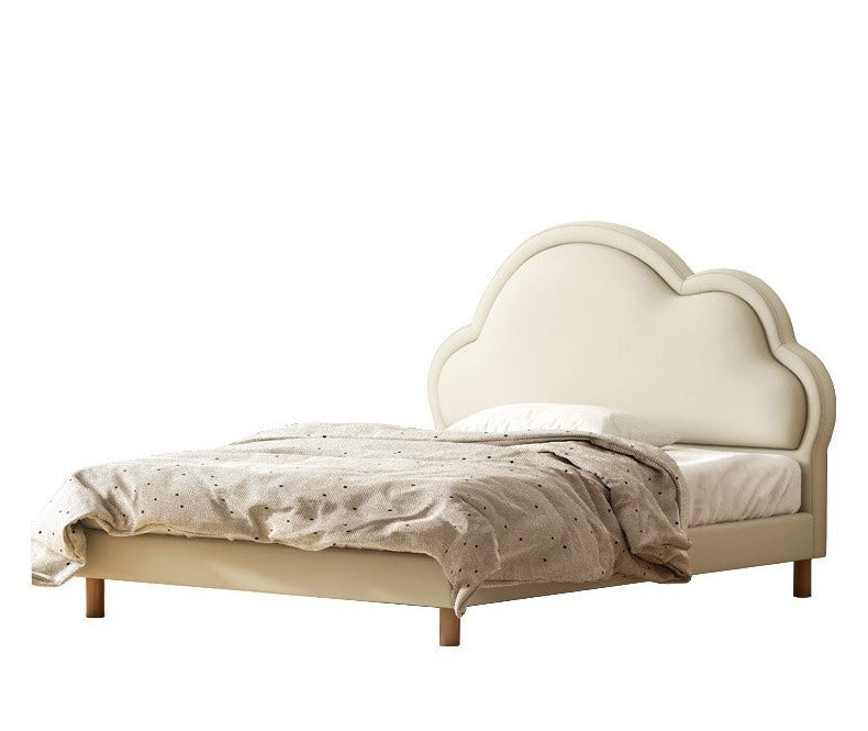 Organic Leather Kids Bed – Premium Handmade Toddler Bed for Safe & Comfortable Sleep – Perfect for Nursery, Bedroom & Daycare