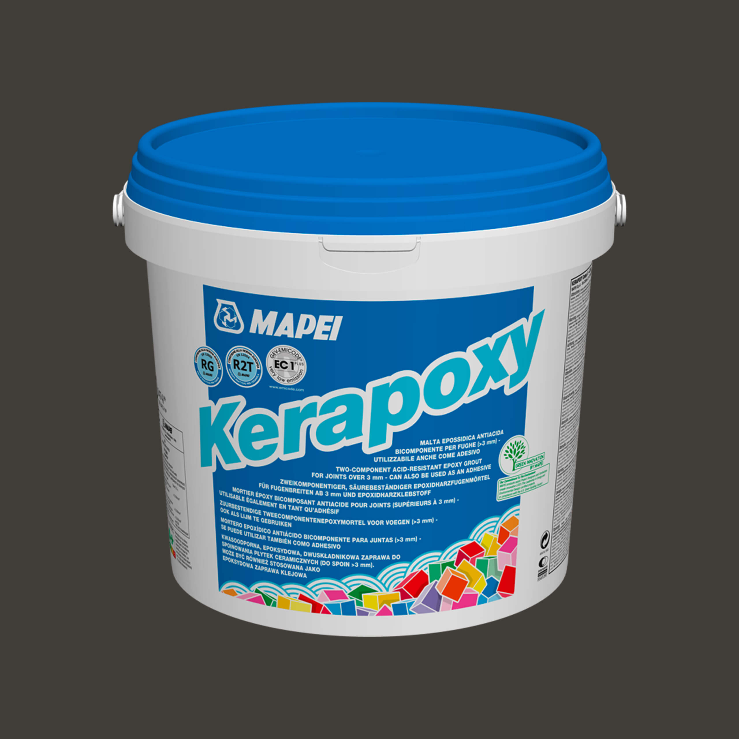 Mapei Kerapoxy 5kg Black 120 - High-Performance Epoxy Grout for Tile and Stone - Perfect for Bathrooms, Kitchens, and Commercial Spaces