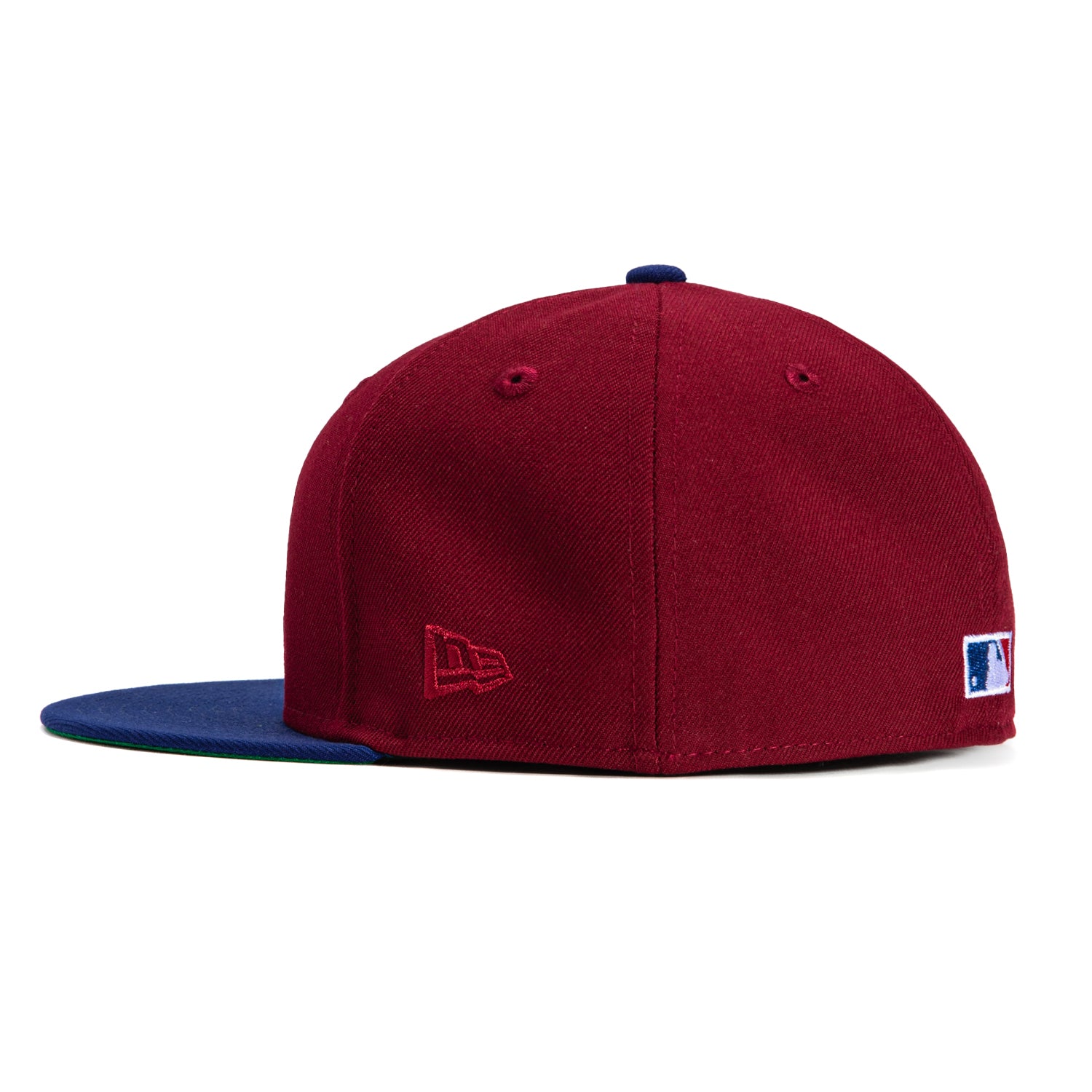 New Era 59Fifty Texas Rangers Final Season Patch Hat - Cardinal & Royal - Official MLB Baseball Cap for Fans, Games & Outdoor Activities