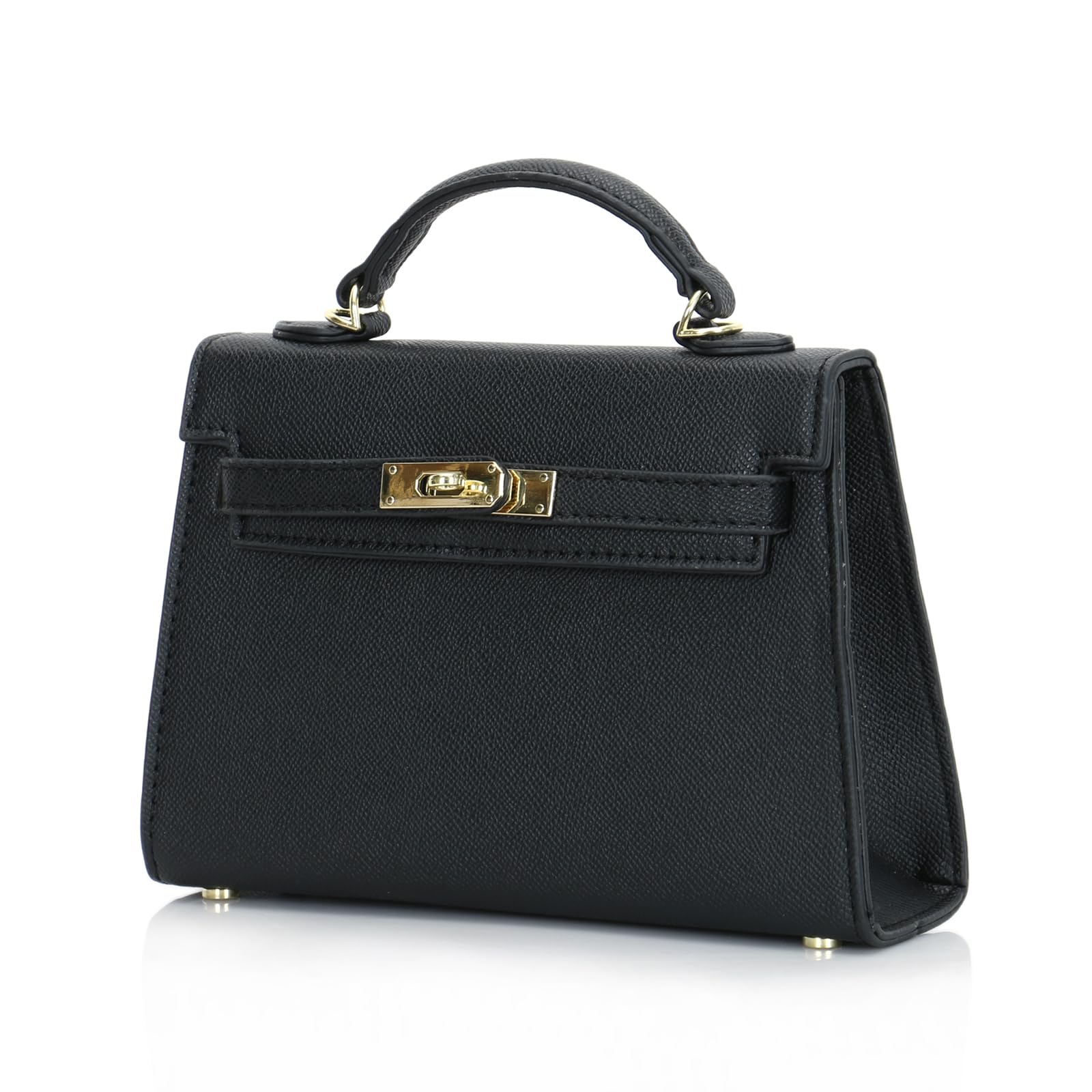 Women's Mini Leather Satchel Bag 9x2.5x5.5 Inch - Stylish Shoulder Purse & Top Handle Handbag for Women | Perfect for Work, Travel & Everyday Use