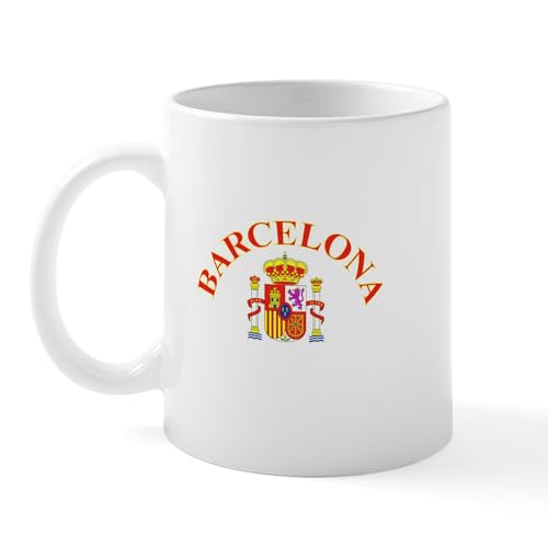 White - Barcelona, Spain Mug