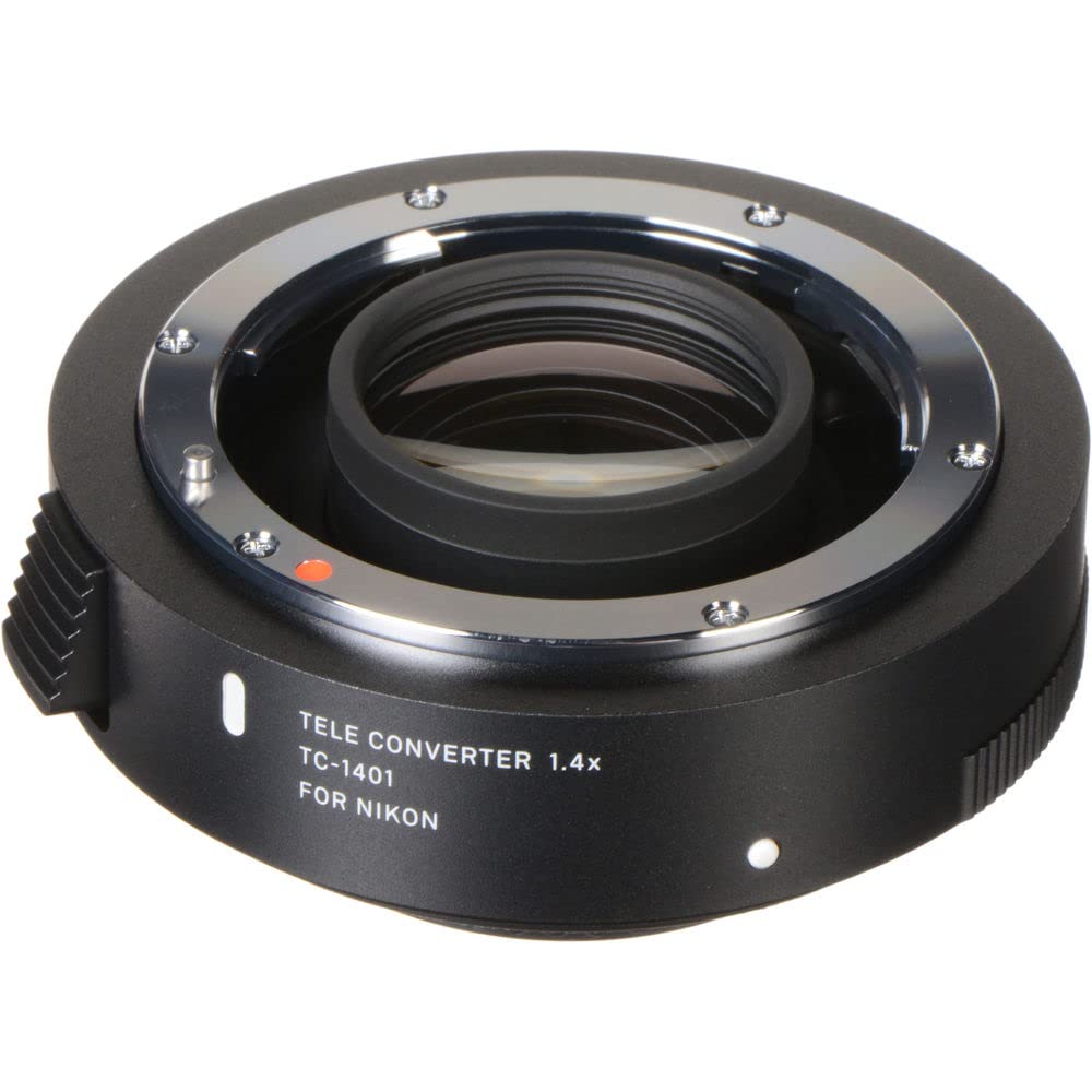 Sigma TC-1401 1.4X Teleconverter Lens for Nikon F Mount (879306) - Complete Bundle with Backpack, 64GB SD Card, Card Reader, Cleaning Kit, Flexible Tripod, Memory Wallet, IR Remote & Lens Cap Keeper - Perfect for Wildlife, Sports & Travel Photography