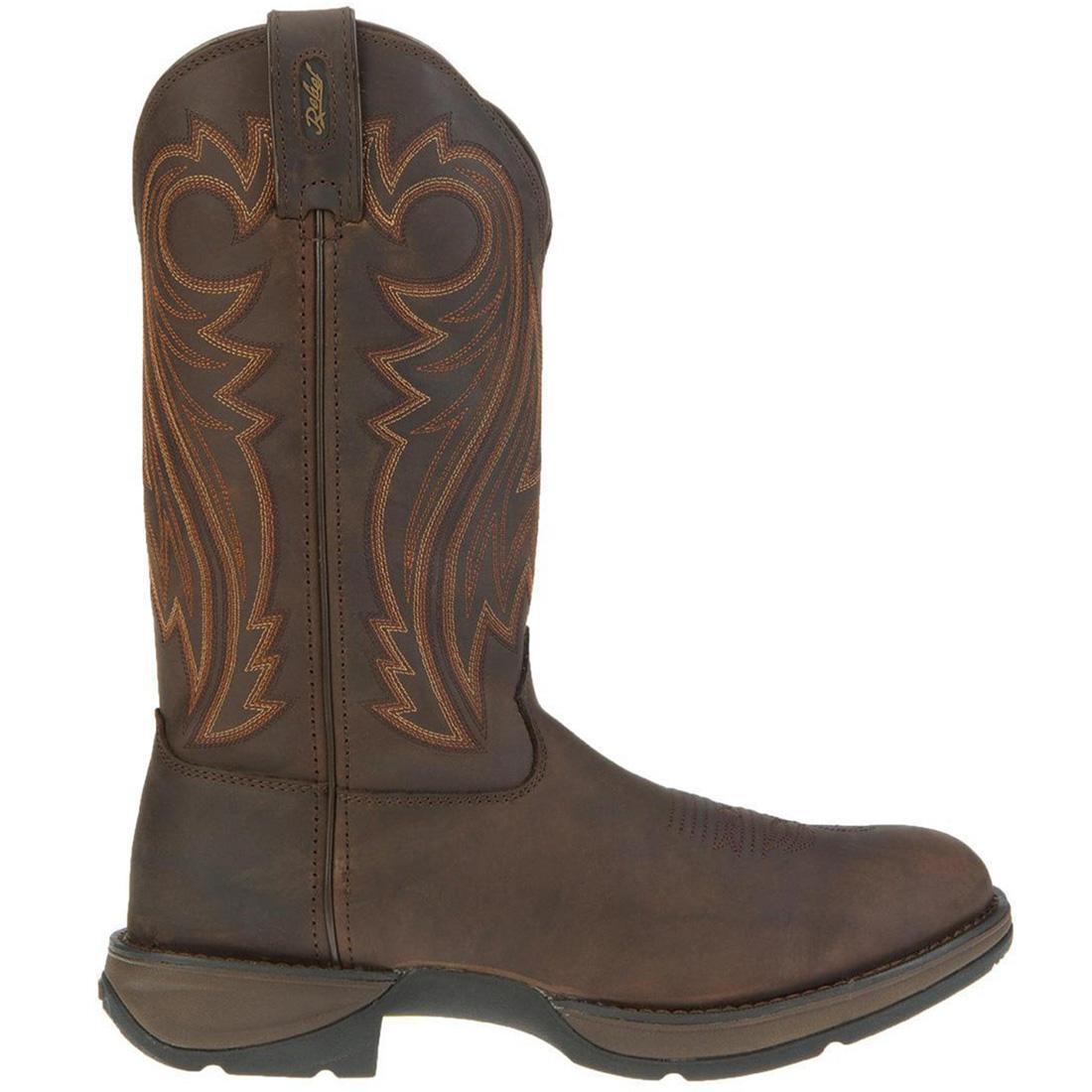Rebel Chocolate Brown Pull-On Western Boots for Women - Comfortable & Stylish Cowboy Boots for Riding, Country Fashion & Everyday Wear