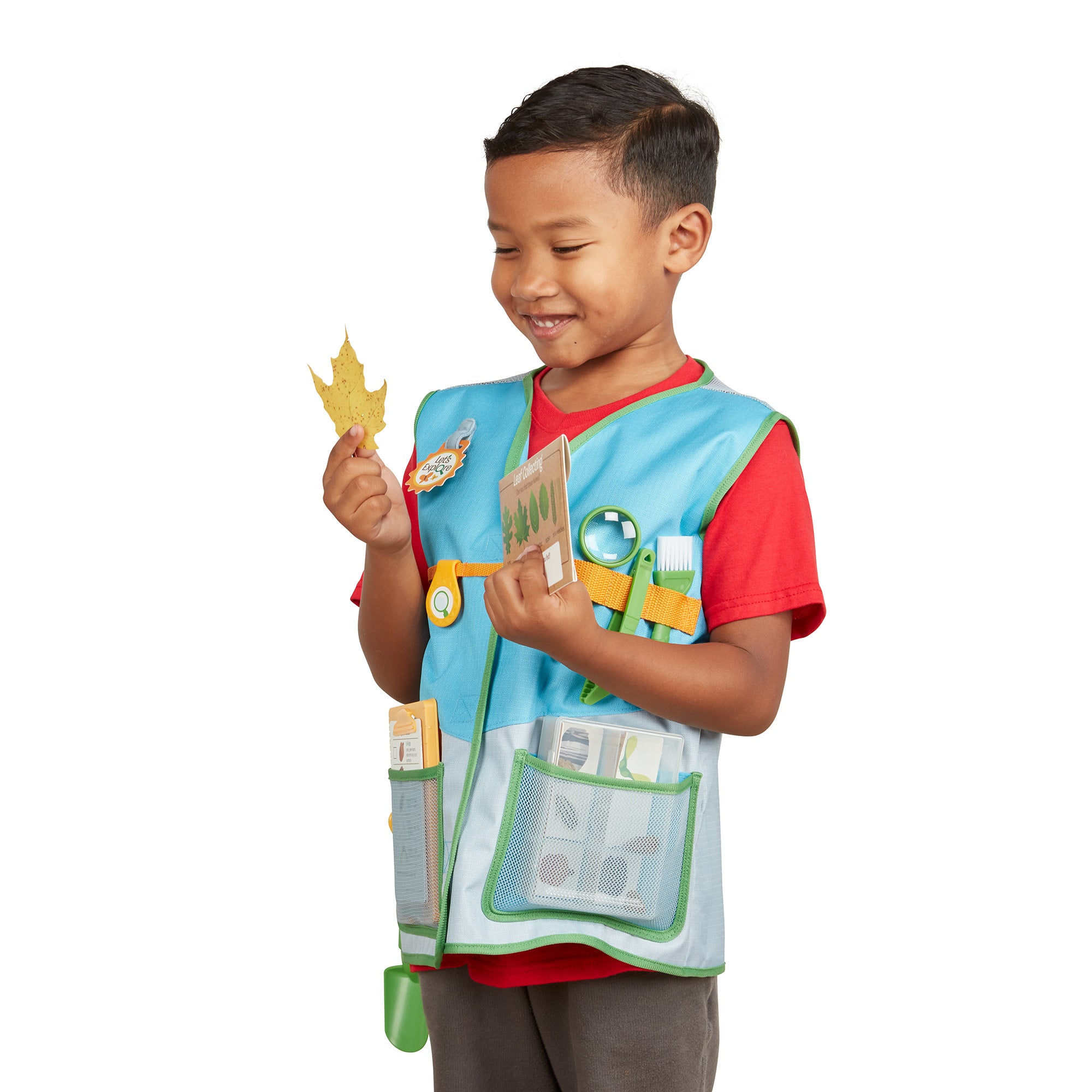 Naturalist Explorer Vest Play Set for Kids - Outdoor Adventure Costume for Pretend Play, Hiking & Nature Exploration