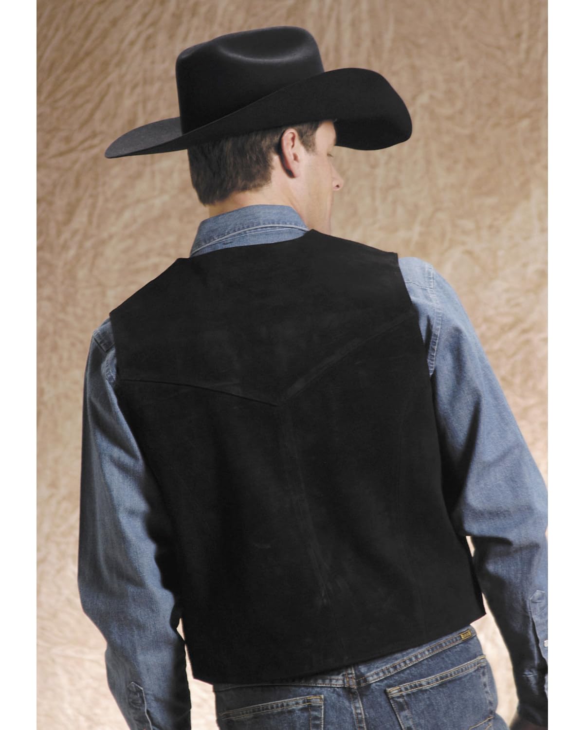 Roper Men's Suede Vest for Big & Tall - Comfortable & Stylish Western Wear for Casual Outfits & Outdoor Adventures