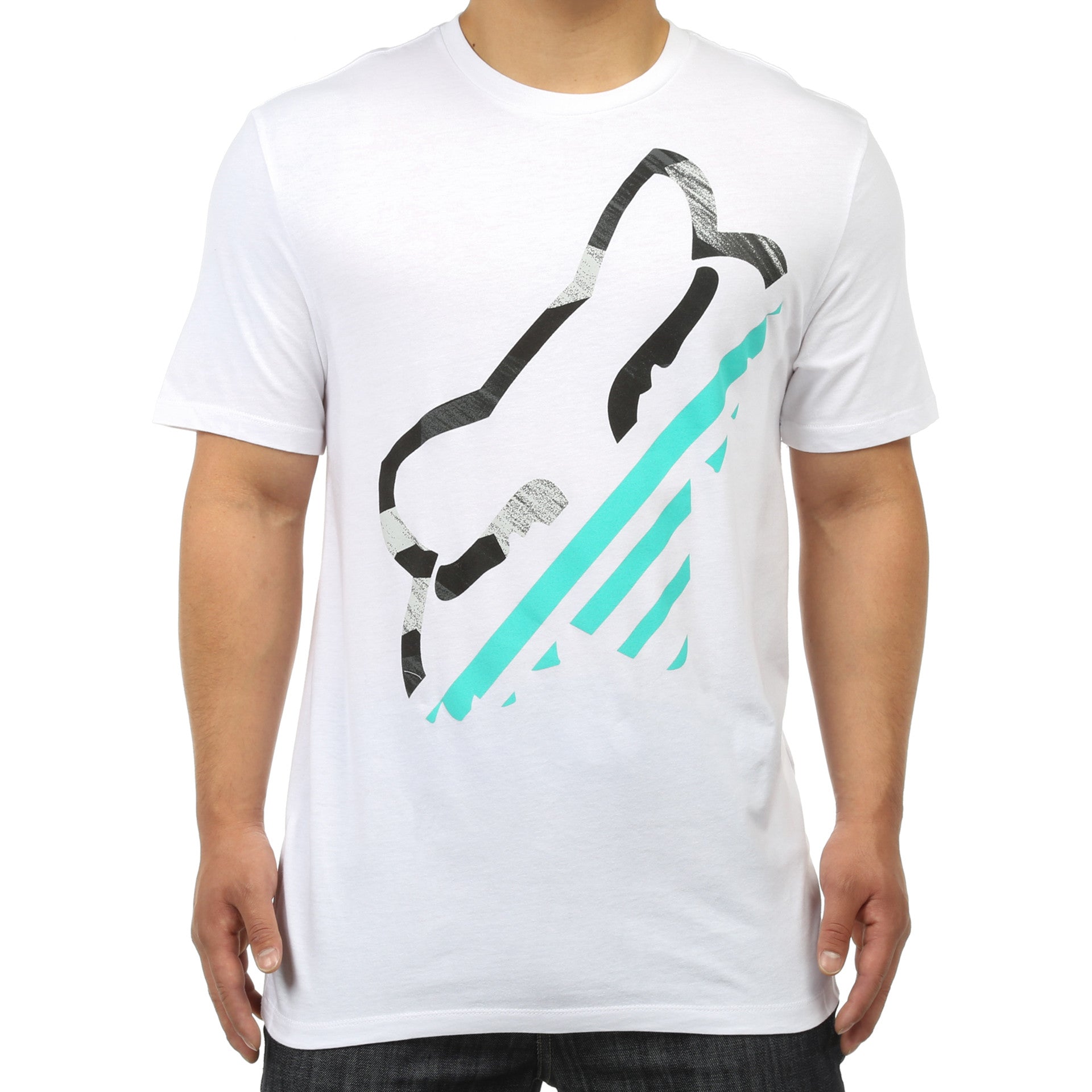 Fox Dust Storm Short Sleeve Graphic T-Shirt for Men - Optic White - Trendy Streetwear & Casual Outfit Essential