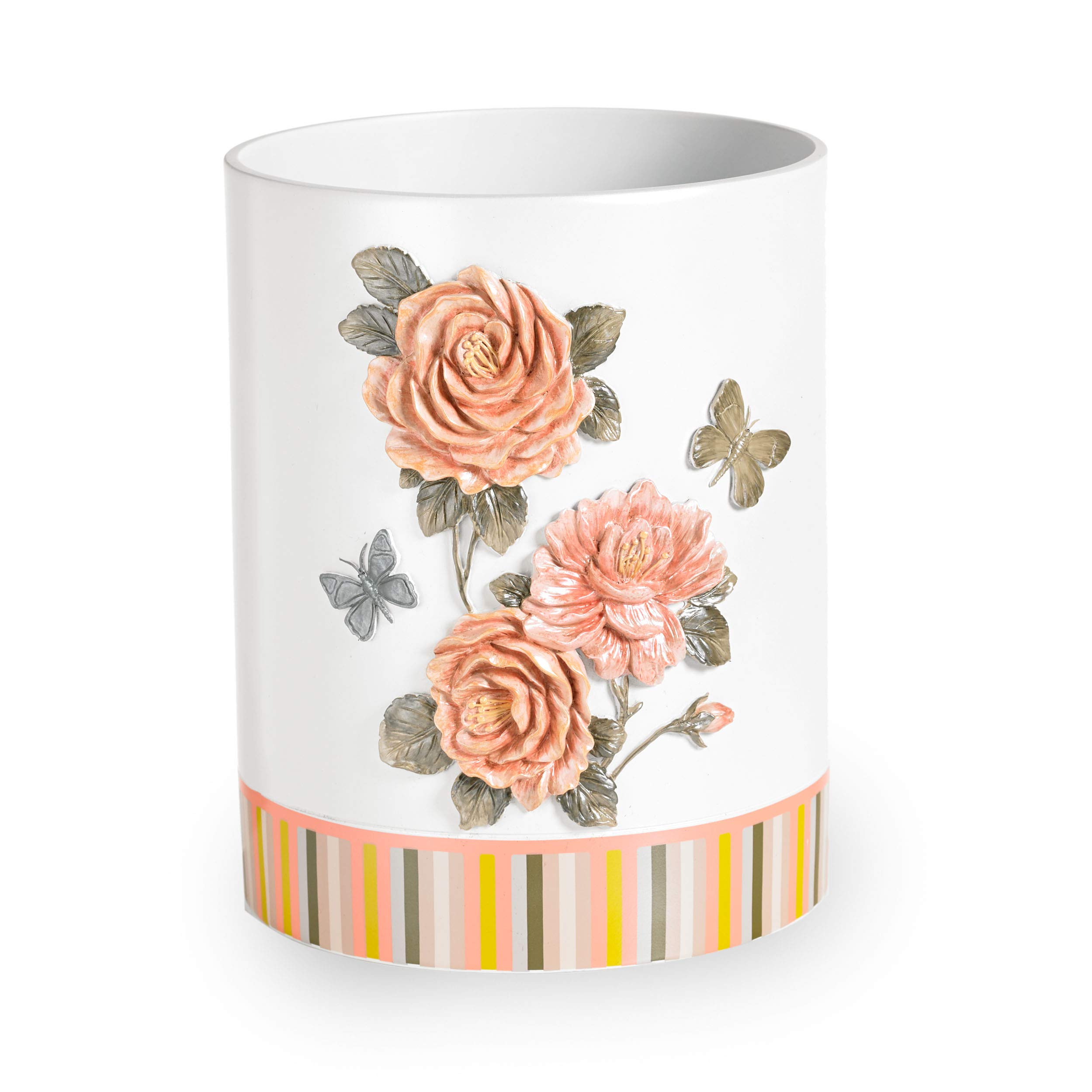 BEAUTIFLY Bathroom Waste Basket - Stylish & Durable Trash Can for Bathroom, Bedroom, or Office - Perfect for Small Spaces & Home Decor
