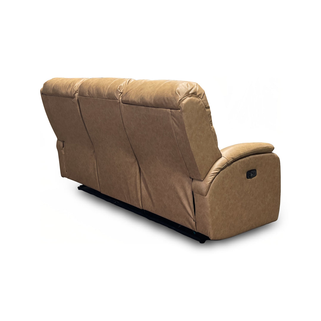 Maverly Power Reclining Sofa - Electric Lift Recliner with USB Charger, Massage & Heat - Modern Living Room Furniture for Home Theater & Relaxation